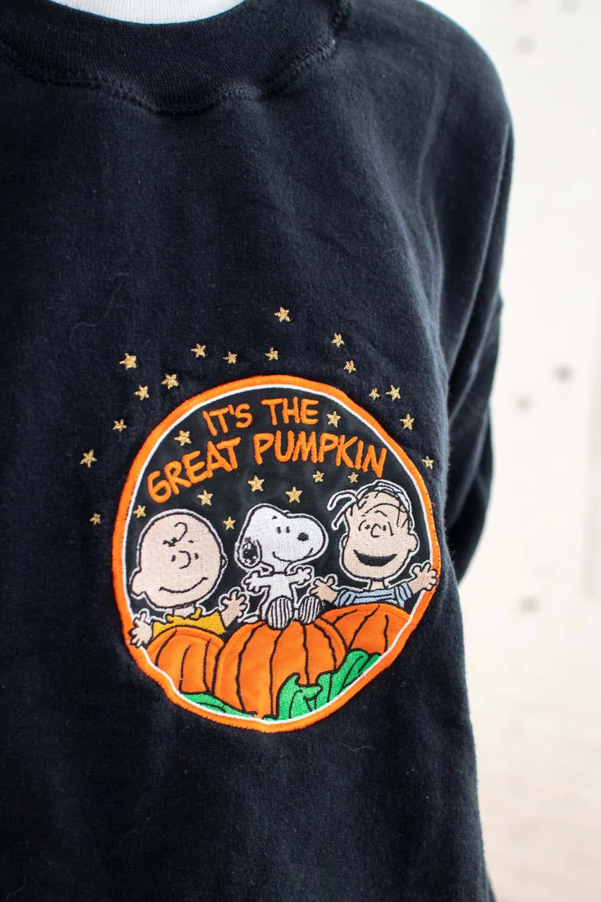 Vintage Great Pumpkin Halloween Sweatshirt (1990s) - Image 2
