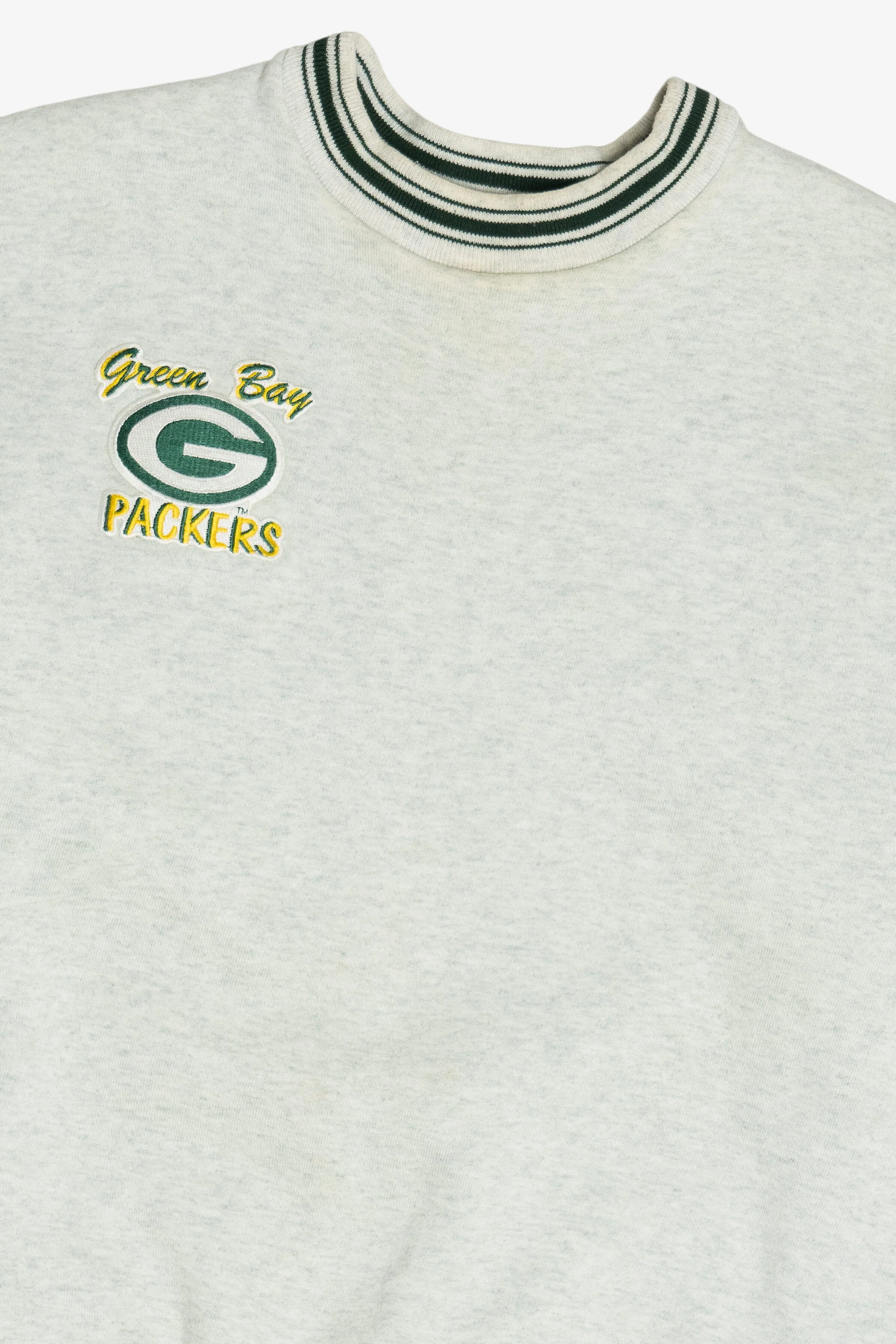 Vintage Green Bay Packers Reversible Double Thick Pro Player Sweatshirt (1990s) - Image 5