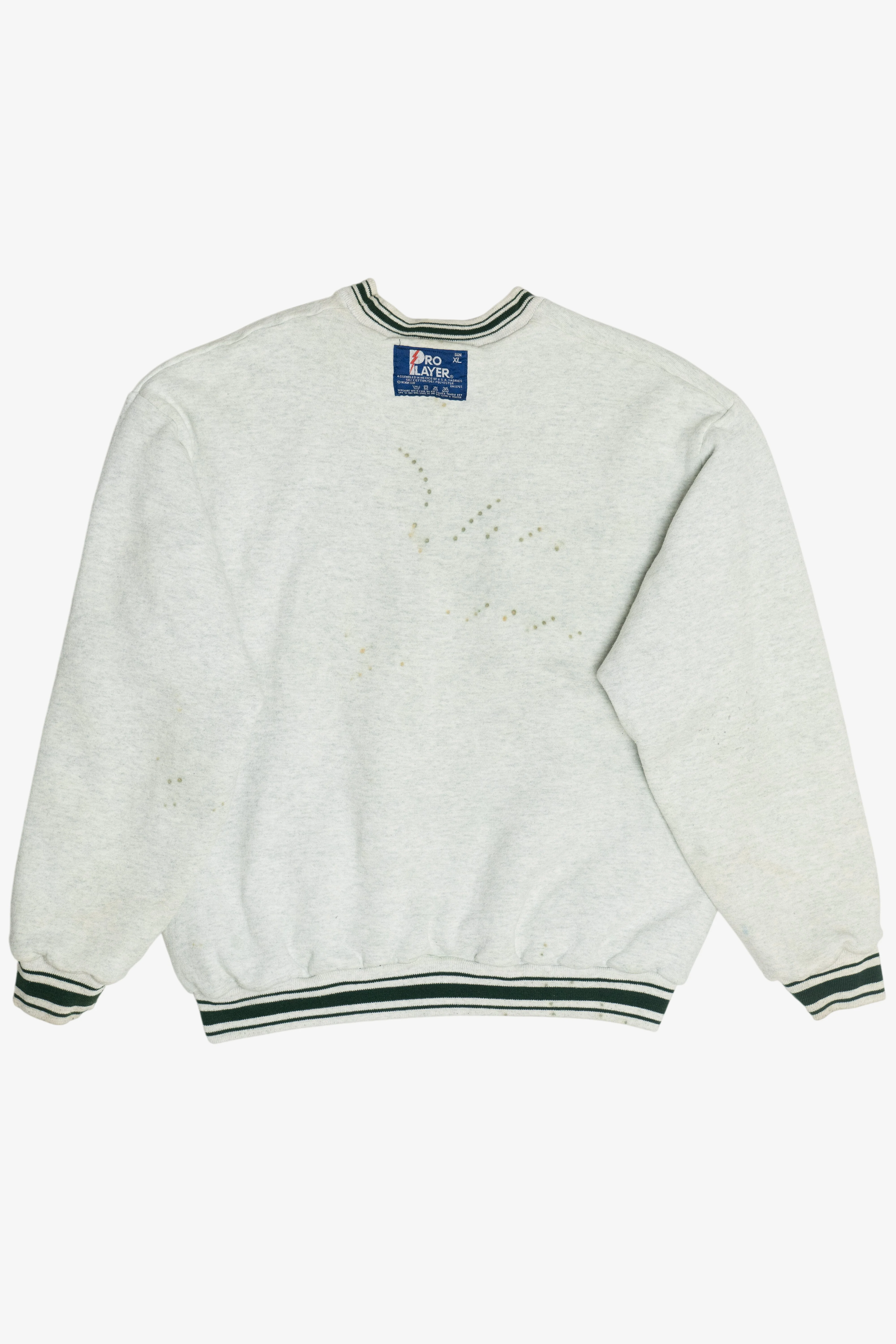 Vintage Green Bay Packers Reversible Double Thick Pro Player Sweatshirt (1990s) - Image 7