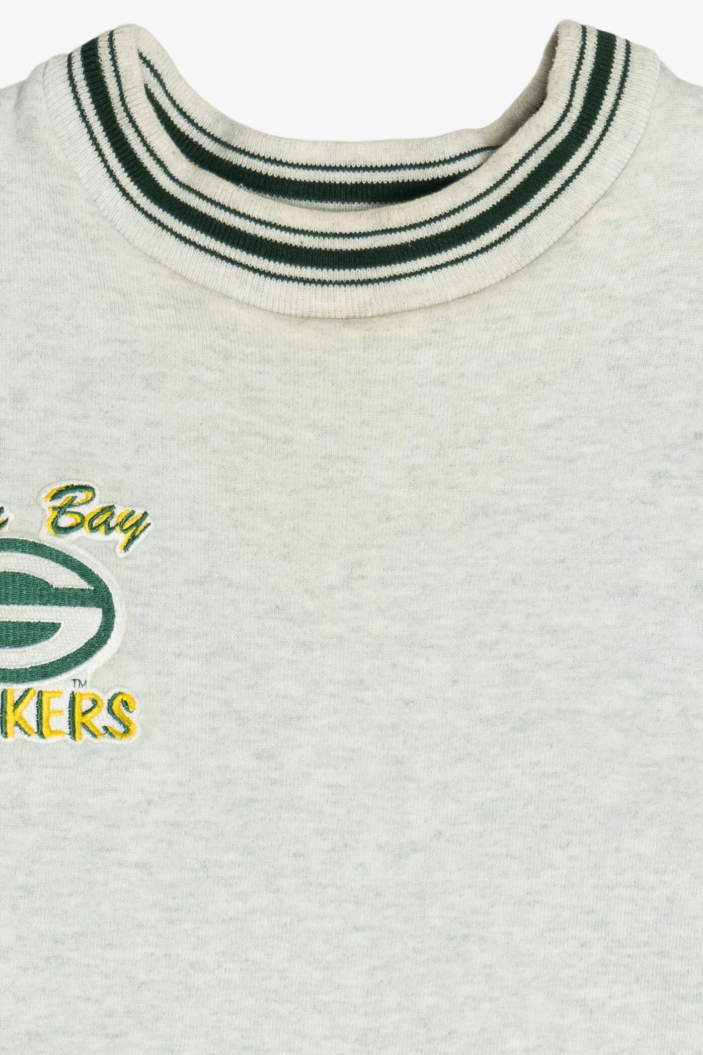 Vintage Green Bay Packers Reversible Double Thick Pro Player Sweatshirt (1990s) - Image 9