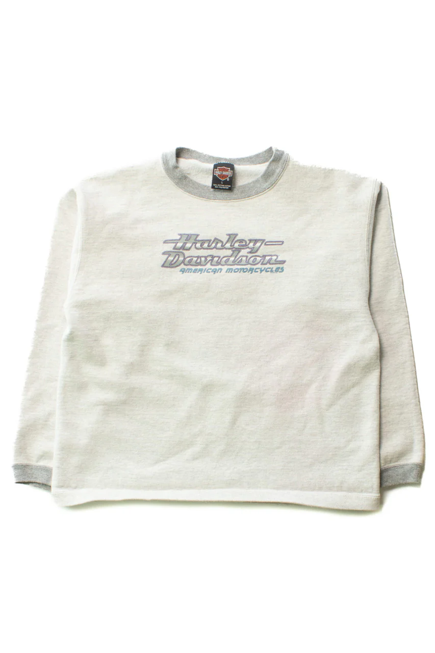 Vintage Gutterridge Harley Davidson Sweatshirt (1990s) - Image 2