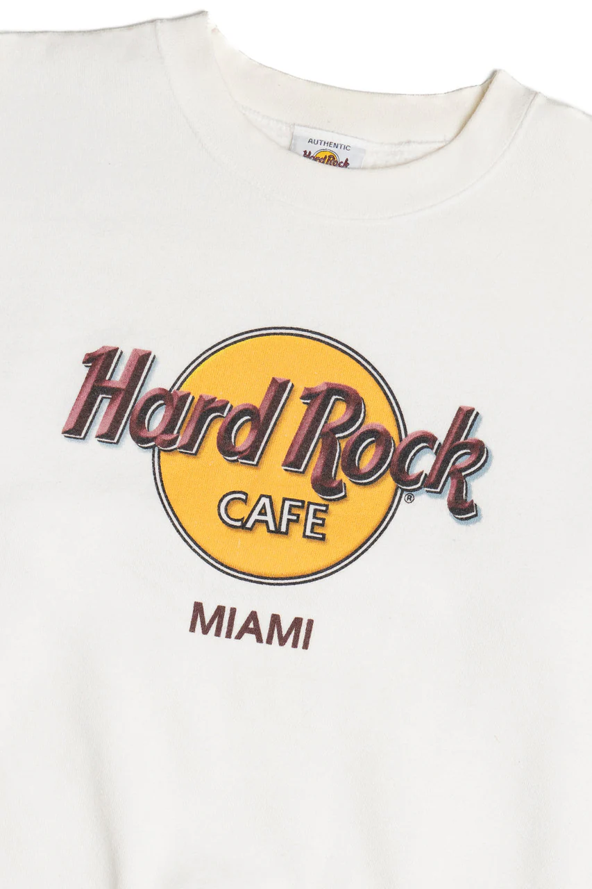 Vintage Hard Rock Cafe "Miami" Sweatshirt (1990s) - Image 2