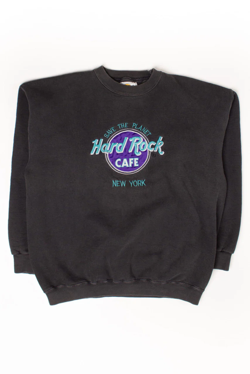 Vintage Hard Rock Cafe New York Sweatshirt (1990s) - Image 2