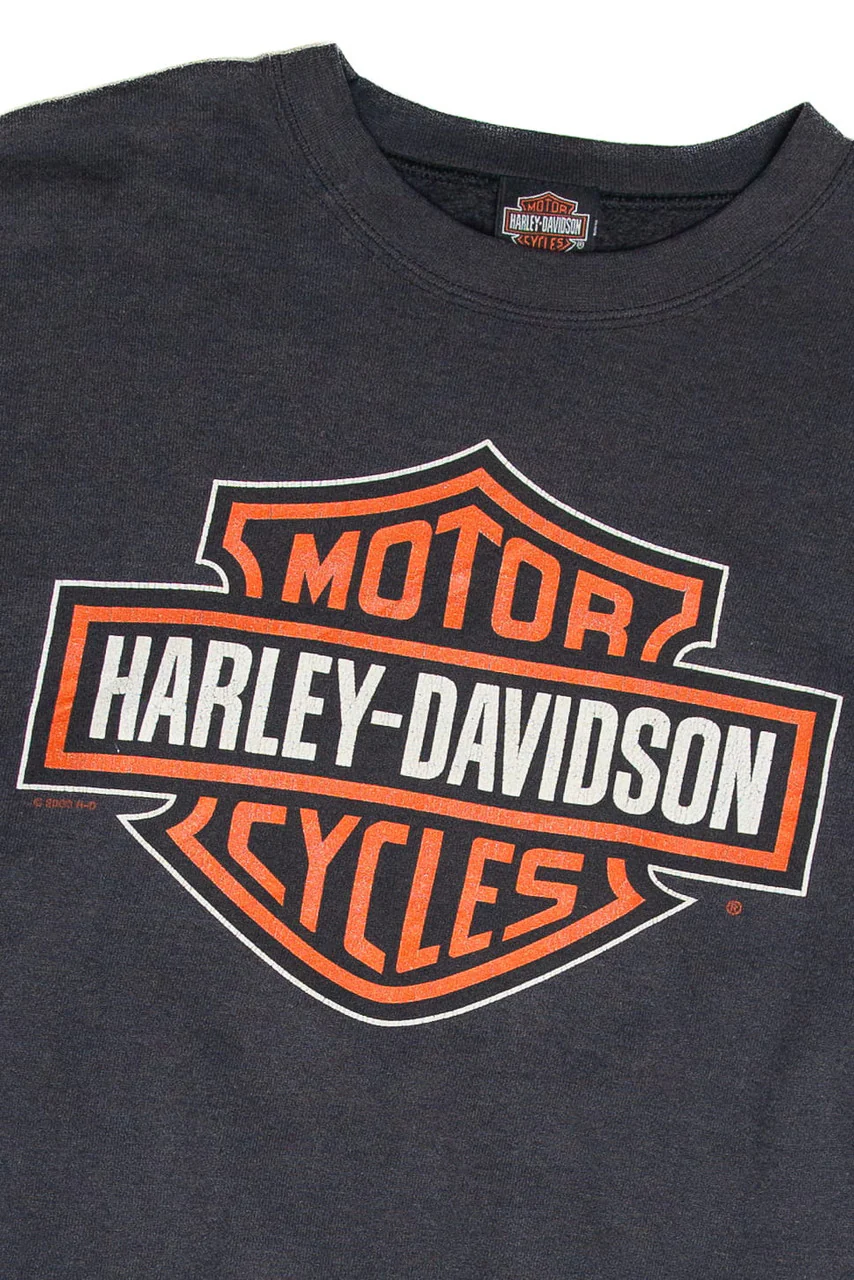 Vintage Harley Davidson Aces & Eights Ohio Sweatshirt (2000) - Image 3
