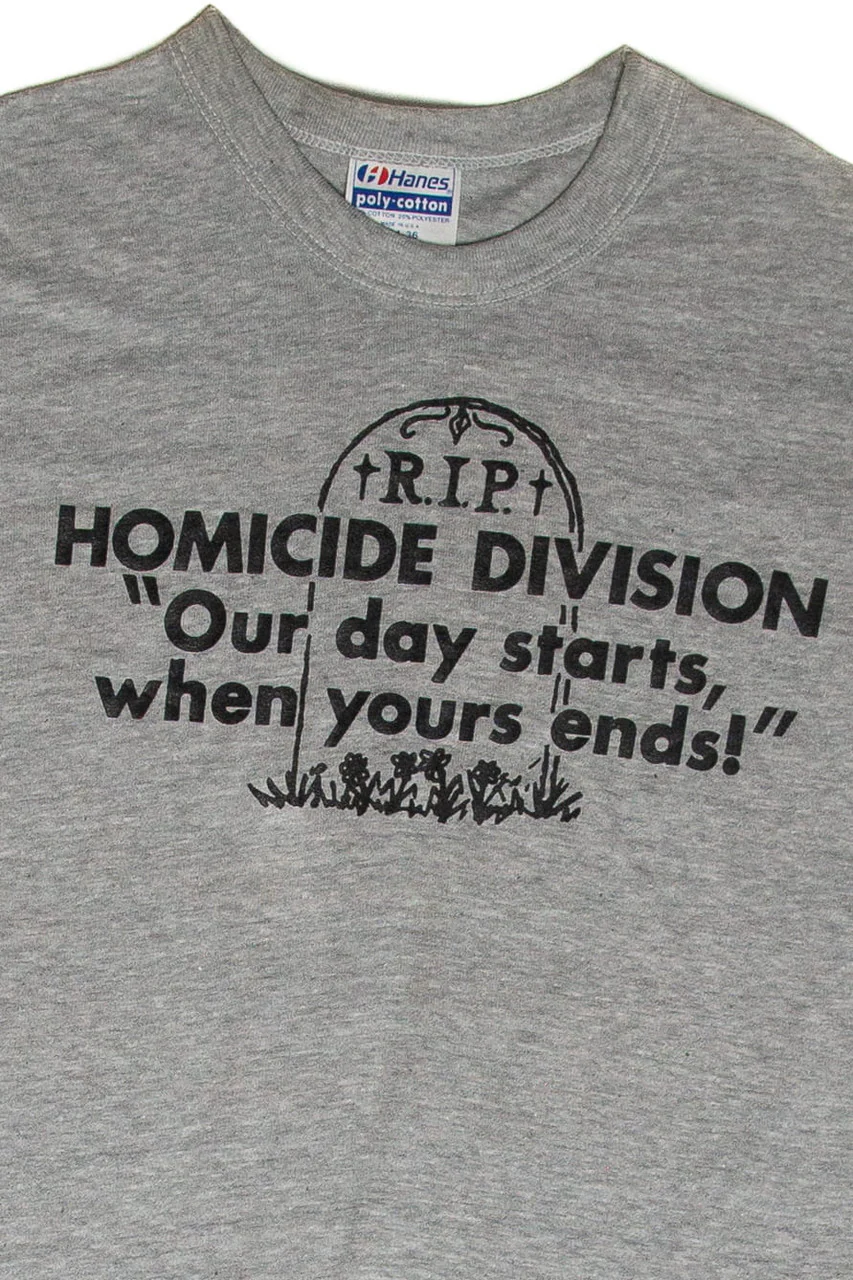 Vintage Homicide Division T-Shirt - Image 2