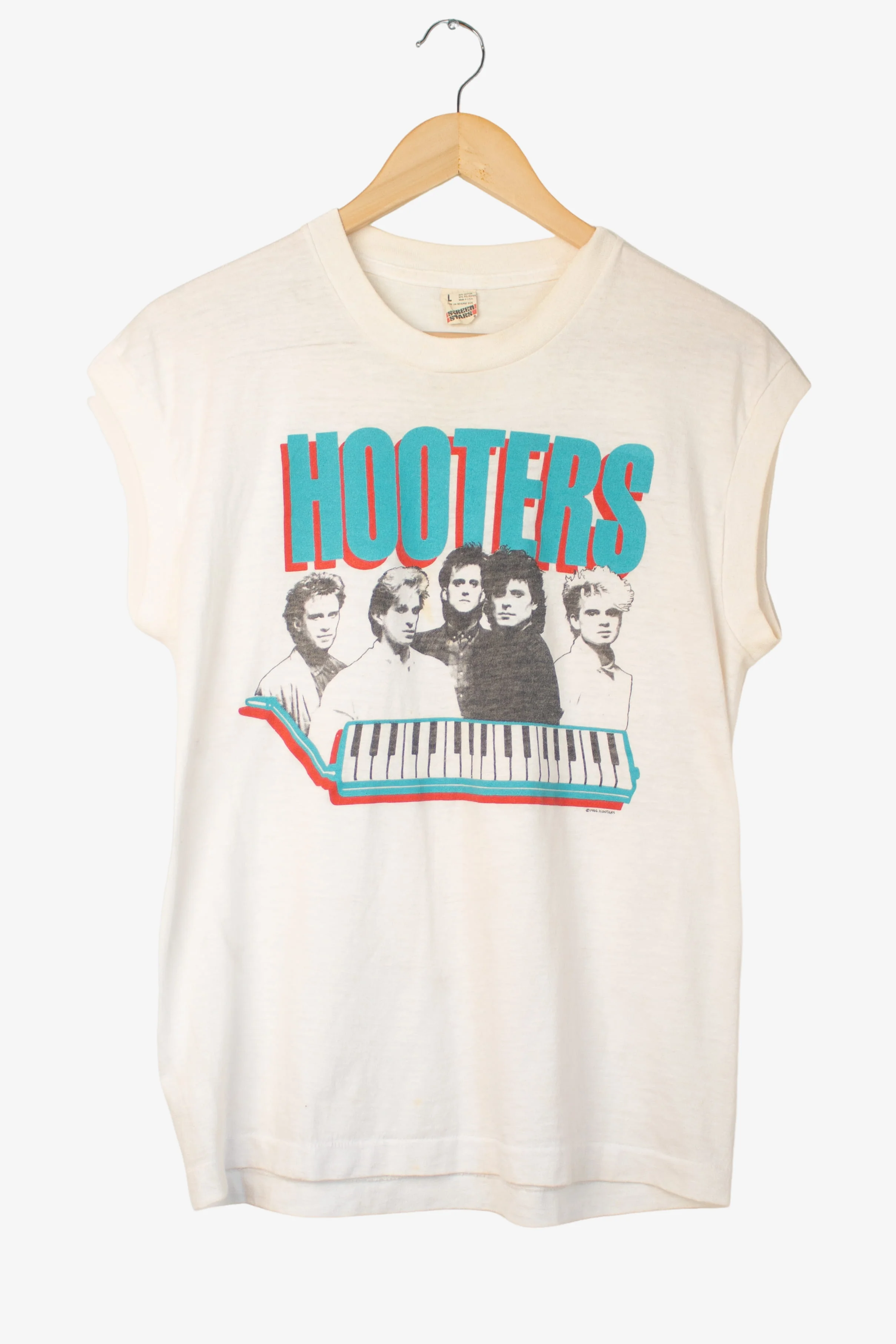 Vintage Hooters Sleeveless Band T-Shirt (1980s)
