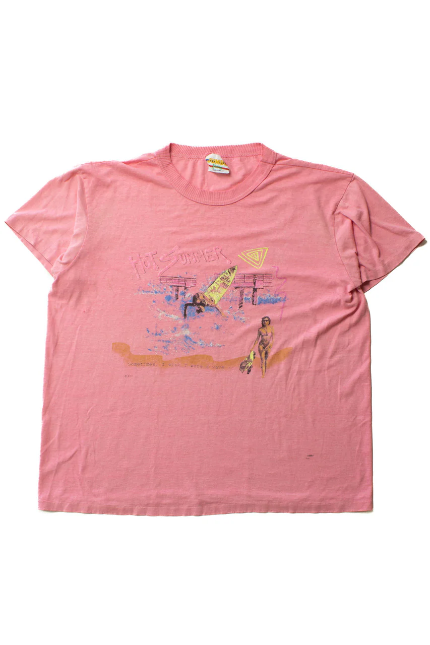 Vintage Hot Summer Oversized T-Shirt (1990s) - Image 2