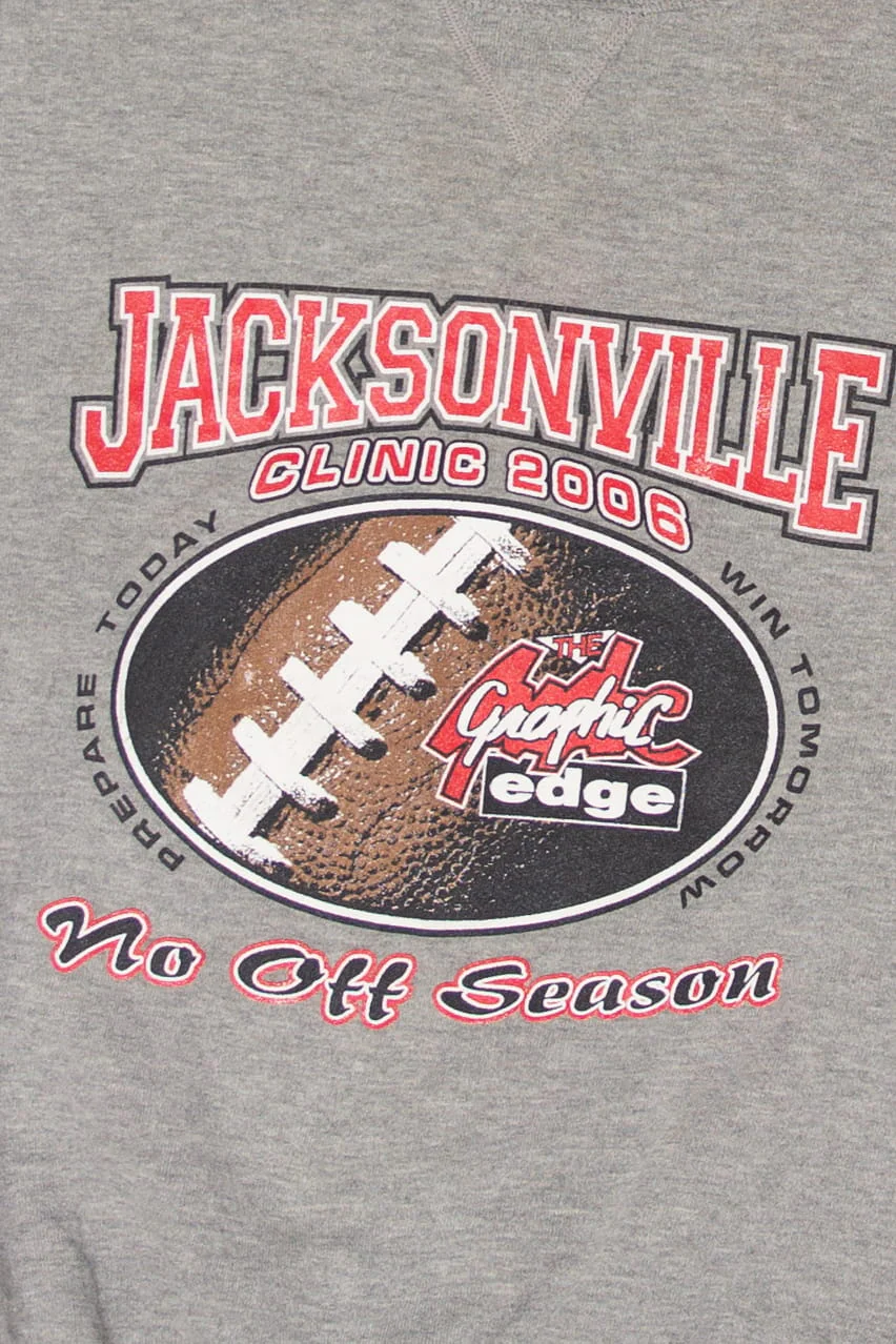 Vintage Jacksonville "No Off Season" Sweatshirt (2000s) - Image 2
