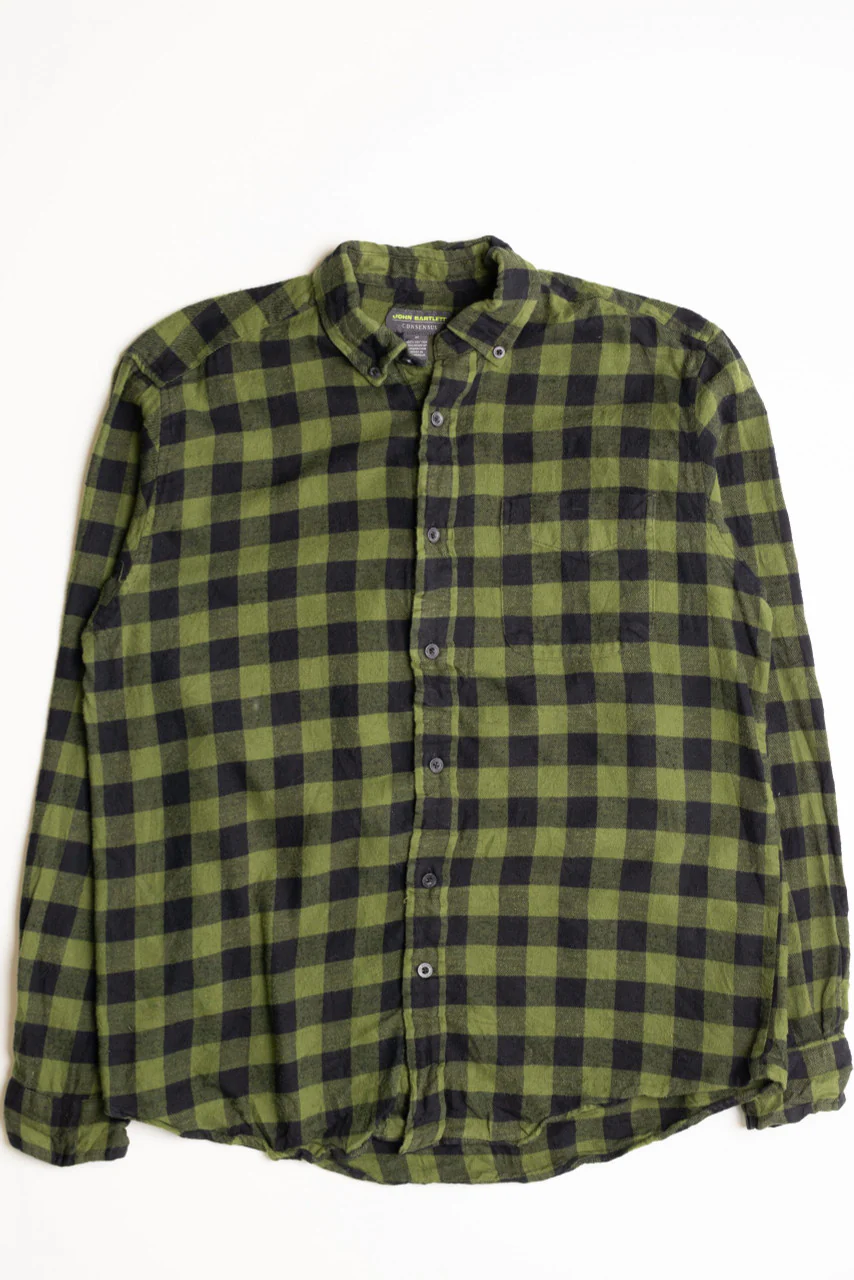 Vintage John Bartlett Flannel Shirt - Image 3