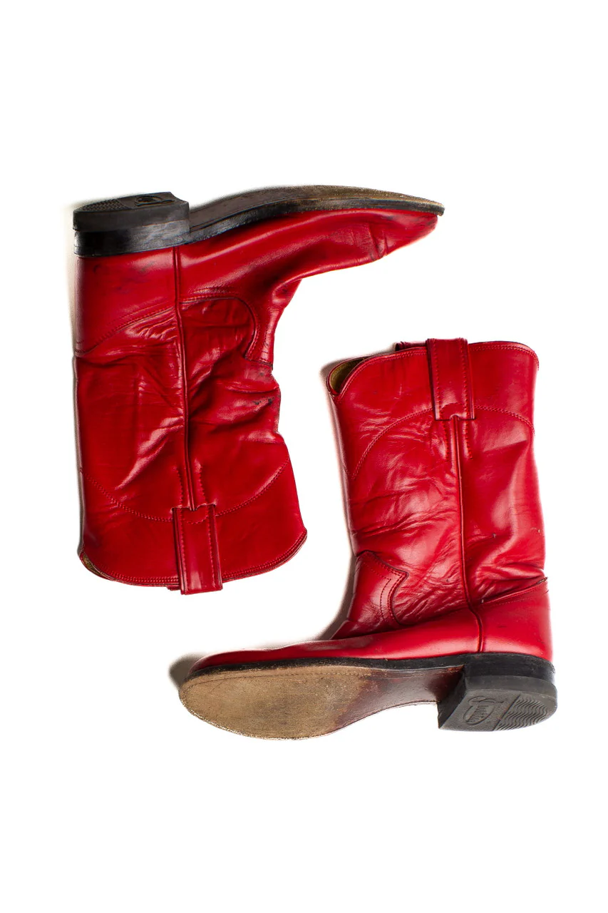Vintage Justin Cowboy Boot (1990s) Sz. 5.5 - Image 2