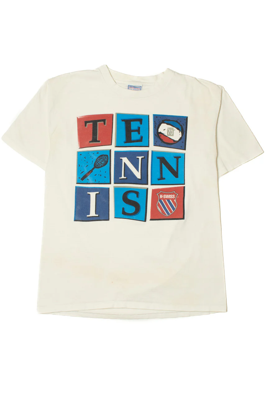Vintage K-Swiss Tennis T-Shirt - Image 2