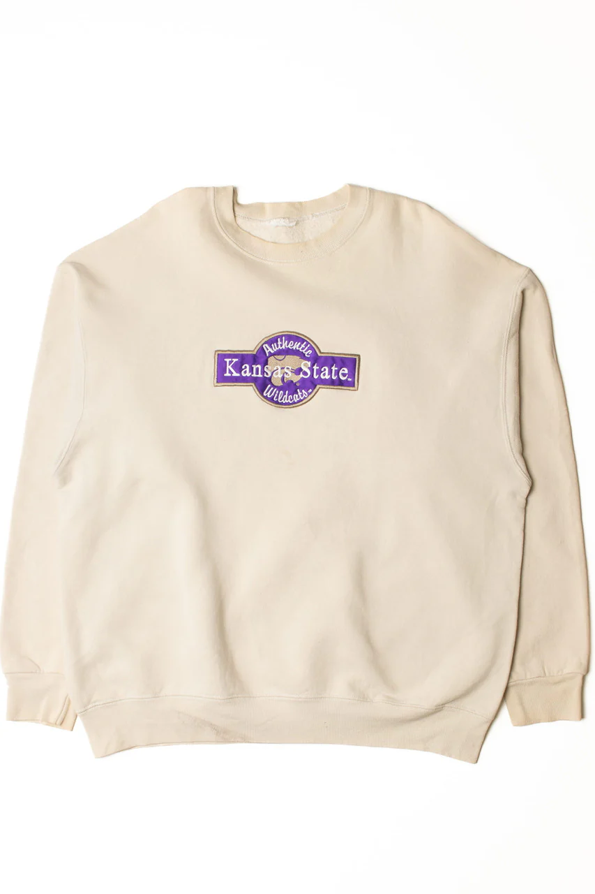 Vintage Kansas State Wildcats Sweatshirt (1990s) 8855 - Image 2