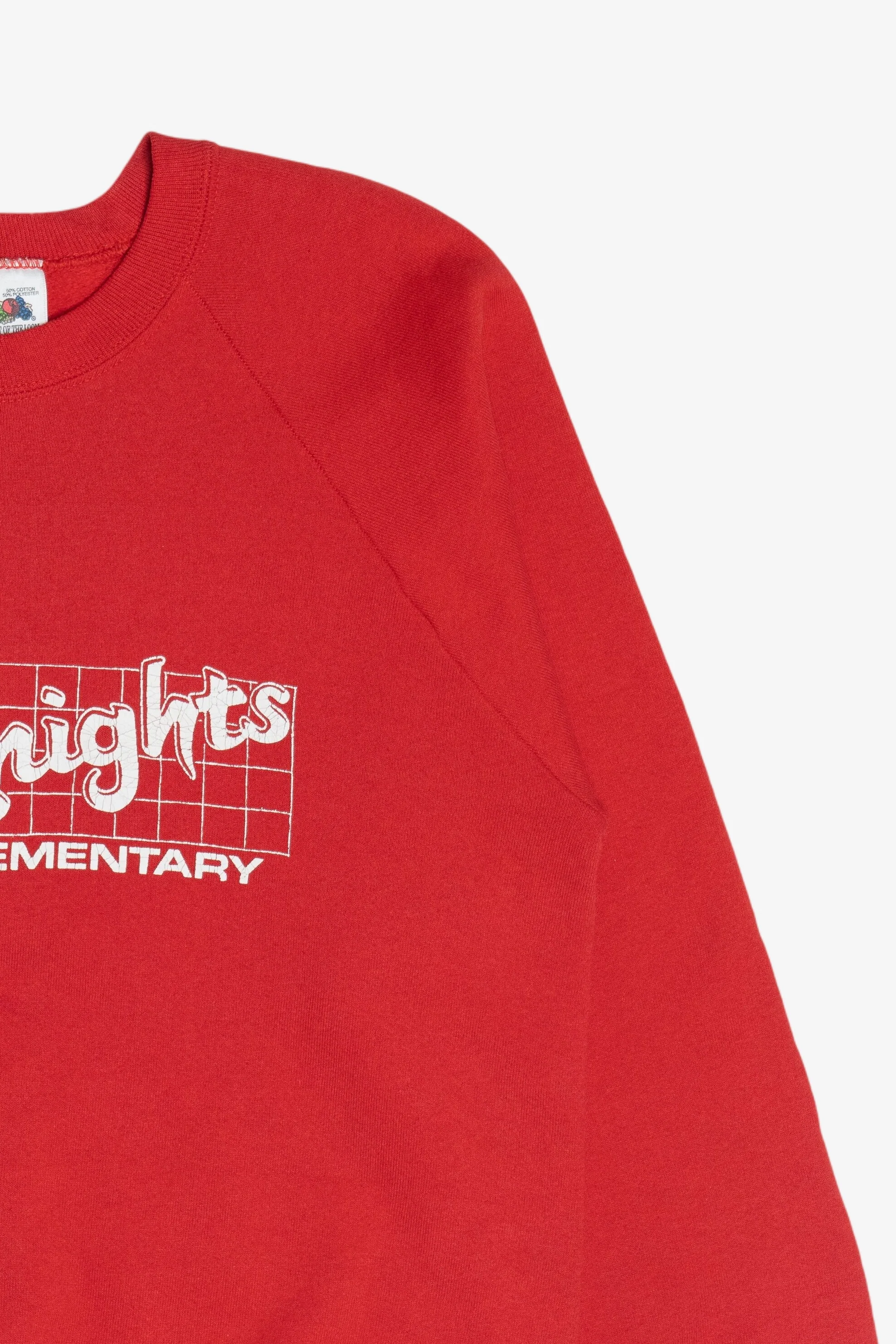 Vintage "Knights" "Arthur Elementary" Jousting Knight Graphic Sweatshirt (1990s) - Image 6