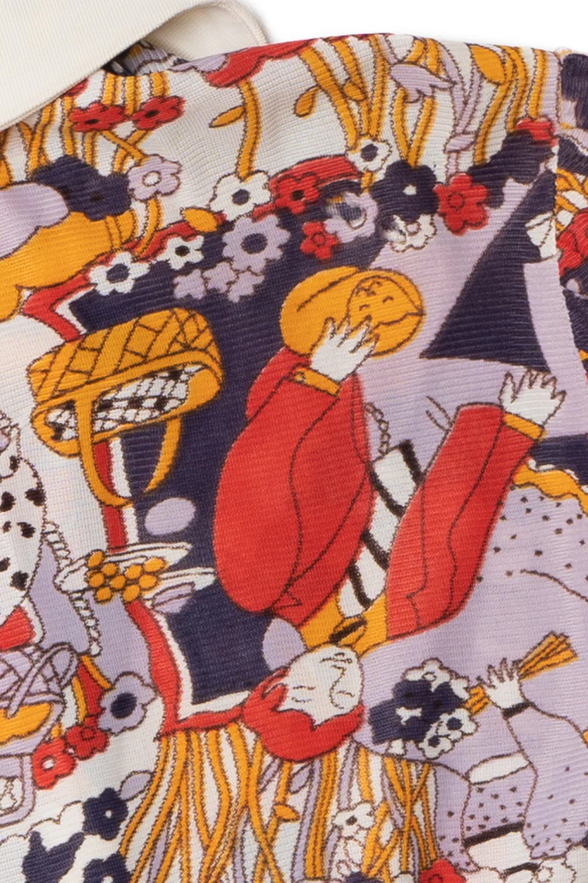 Vintage Knits'N Bits Picnic Button Up Top - Image 6