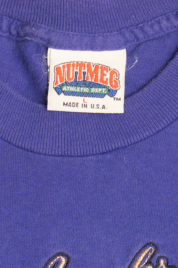 Vintage LA Lakers Locker Room Lebron James 23 Nutmeg T-Shirt - Image 3
