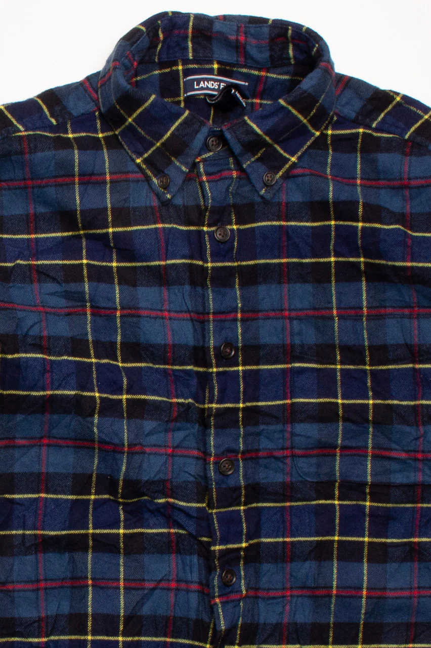 Vintage Lands End Flannel Shirt (2010s)