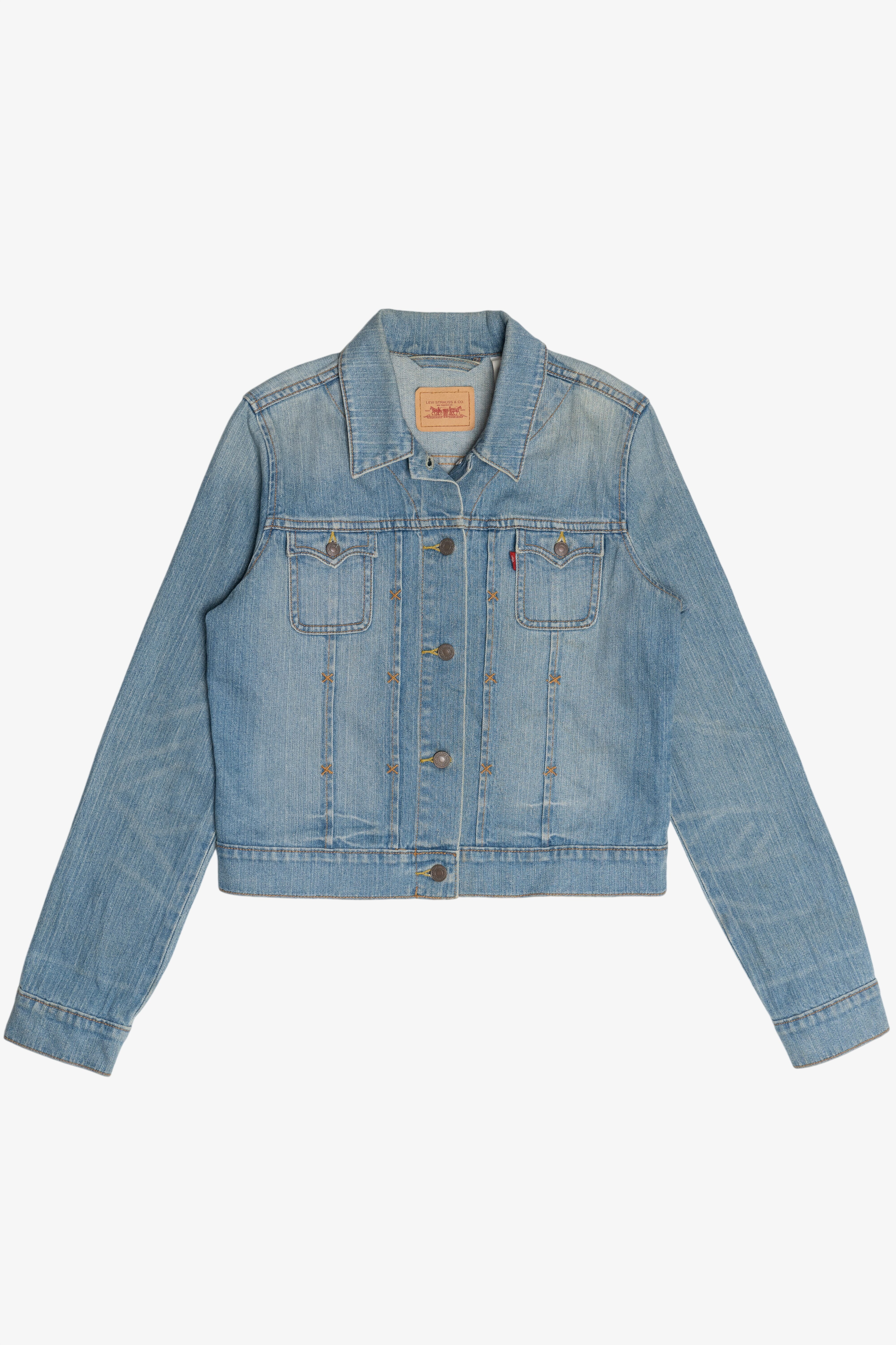 Vintage Levi's X Stitch Detail Denim Jacket (2000s)