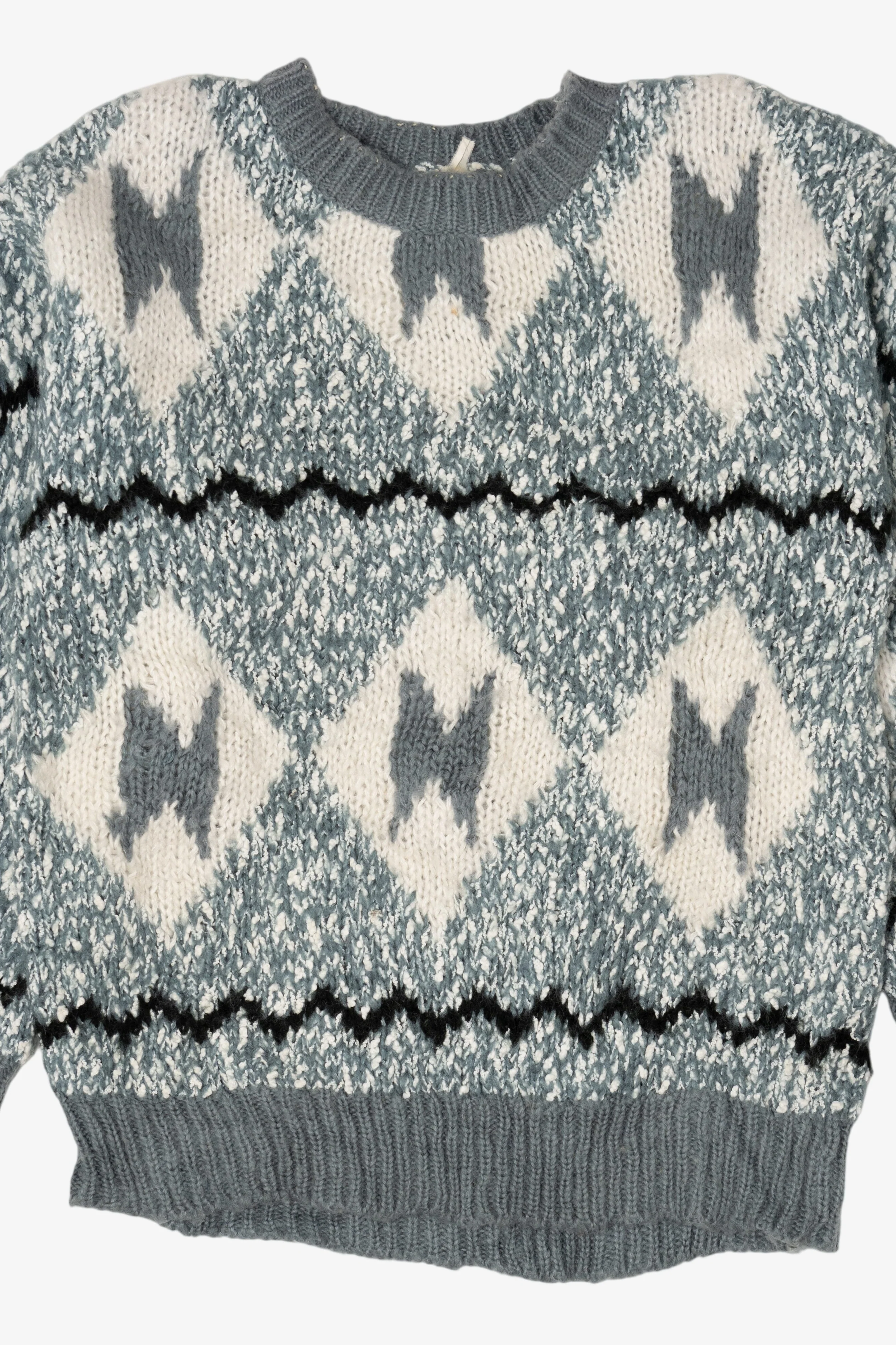 Vintage Light Blue-Gray Sweater (1980s) - Image 6