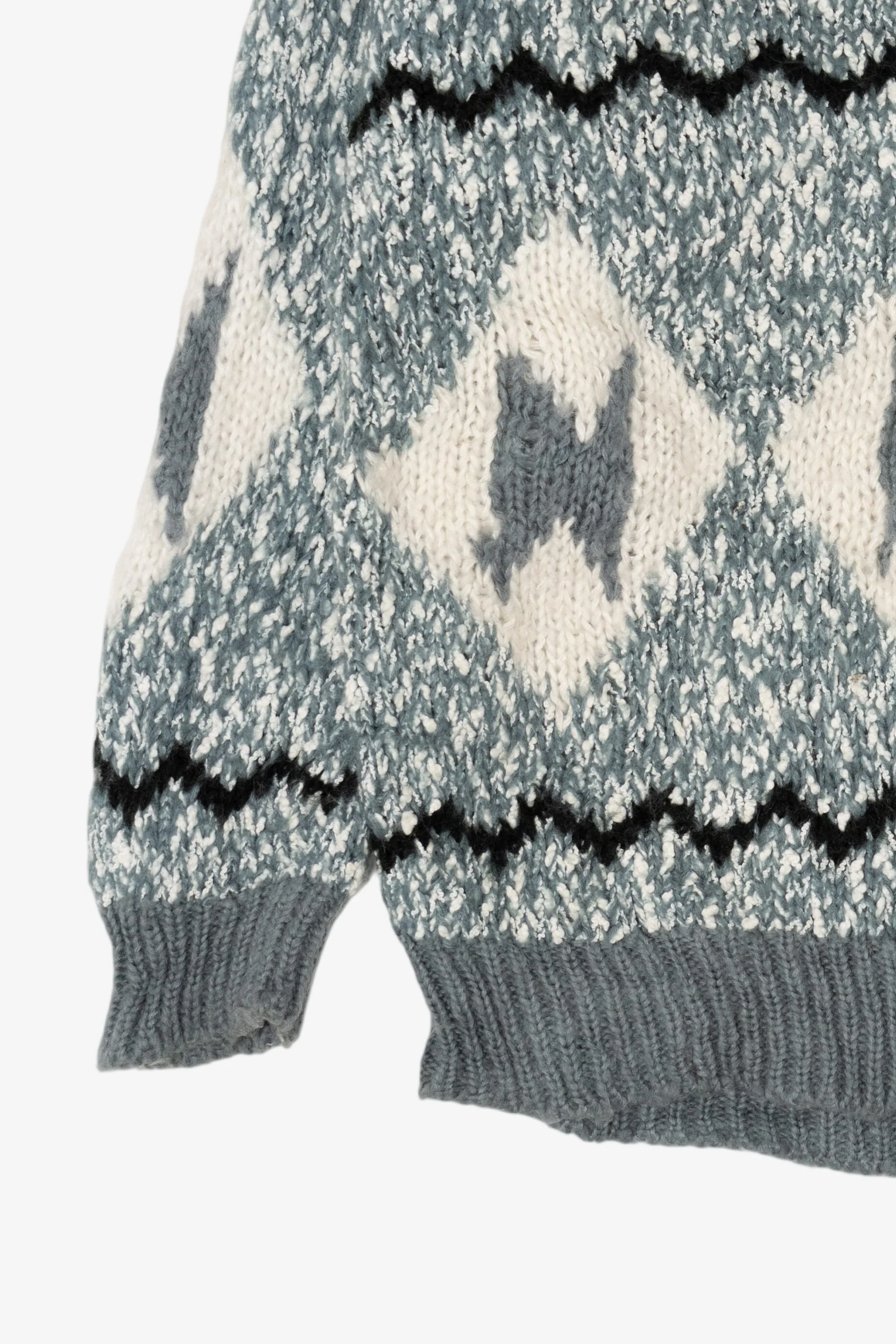 Vintage Light Blue-Gray Sweater (1980s) - Image 9