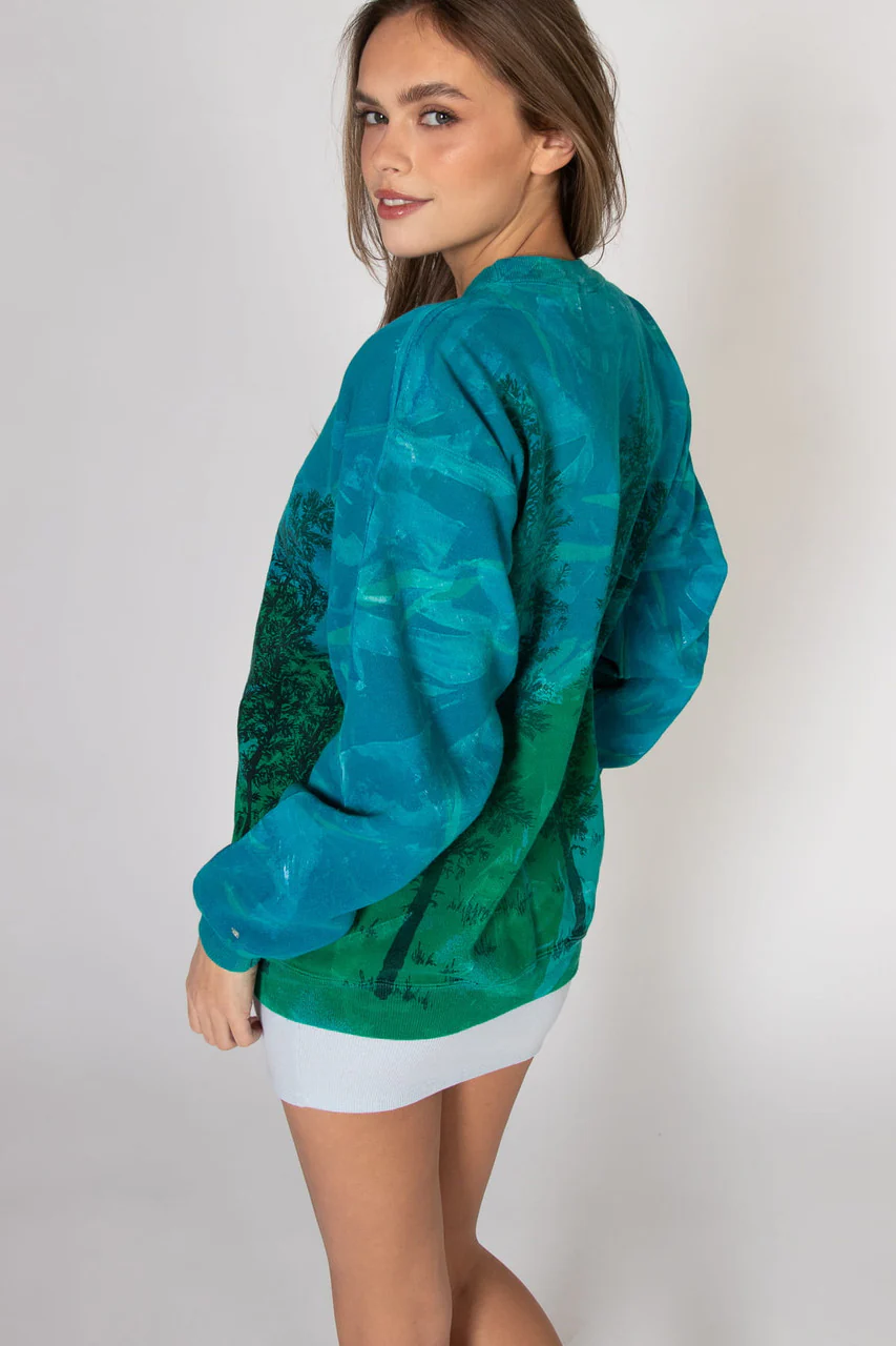 Vintage Lightning Forest Sweatshirt (1990s)