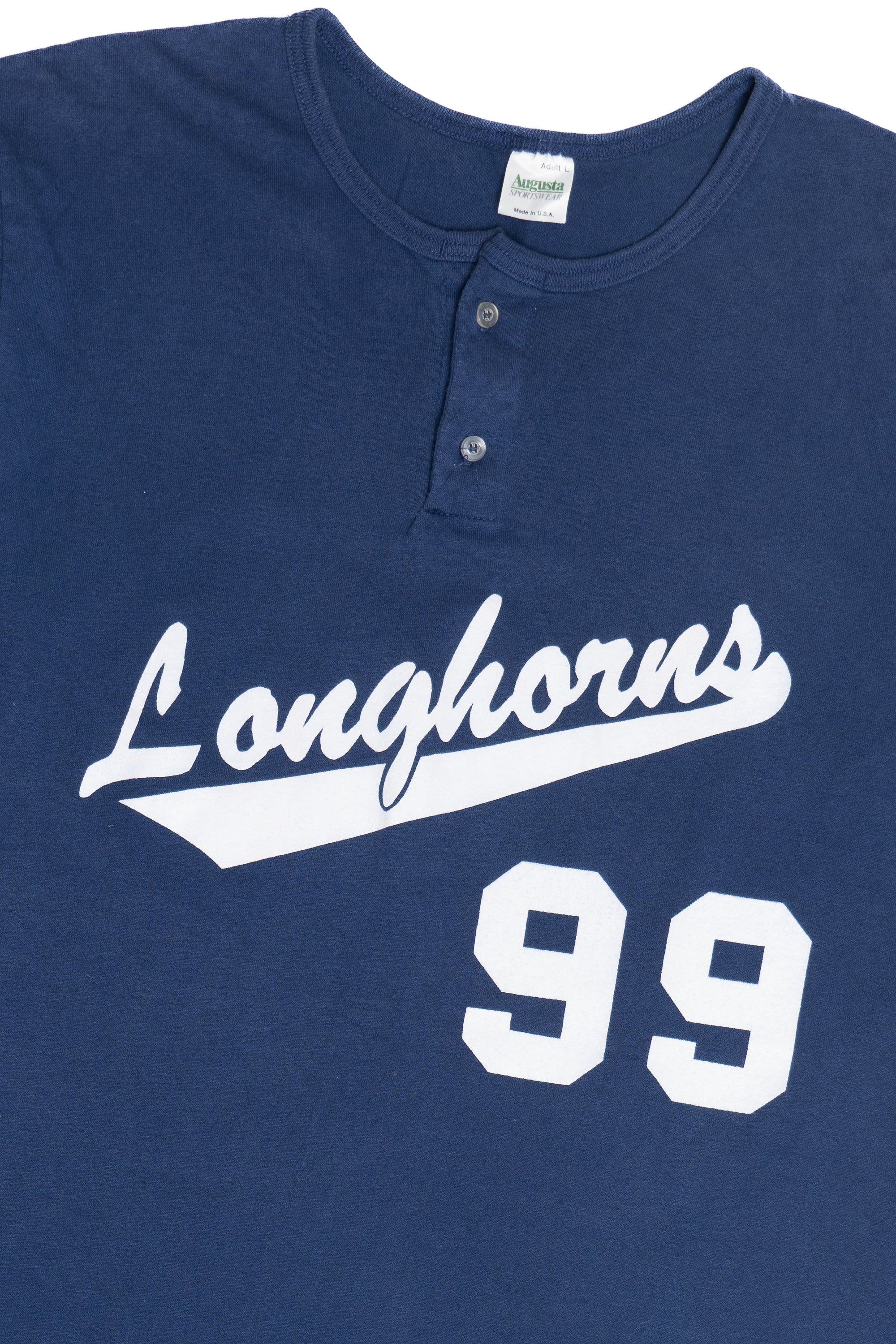 Vintage Longhorns #99 Two Button T-Shirt (1990s) - Image 3