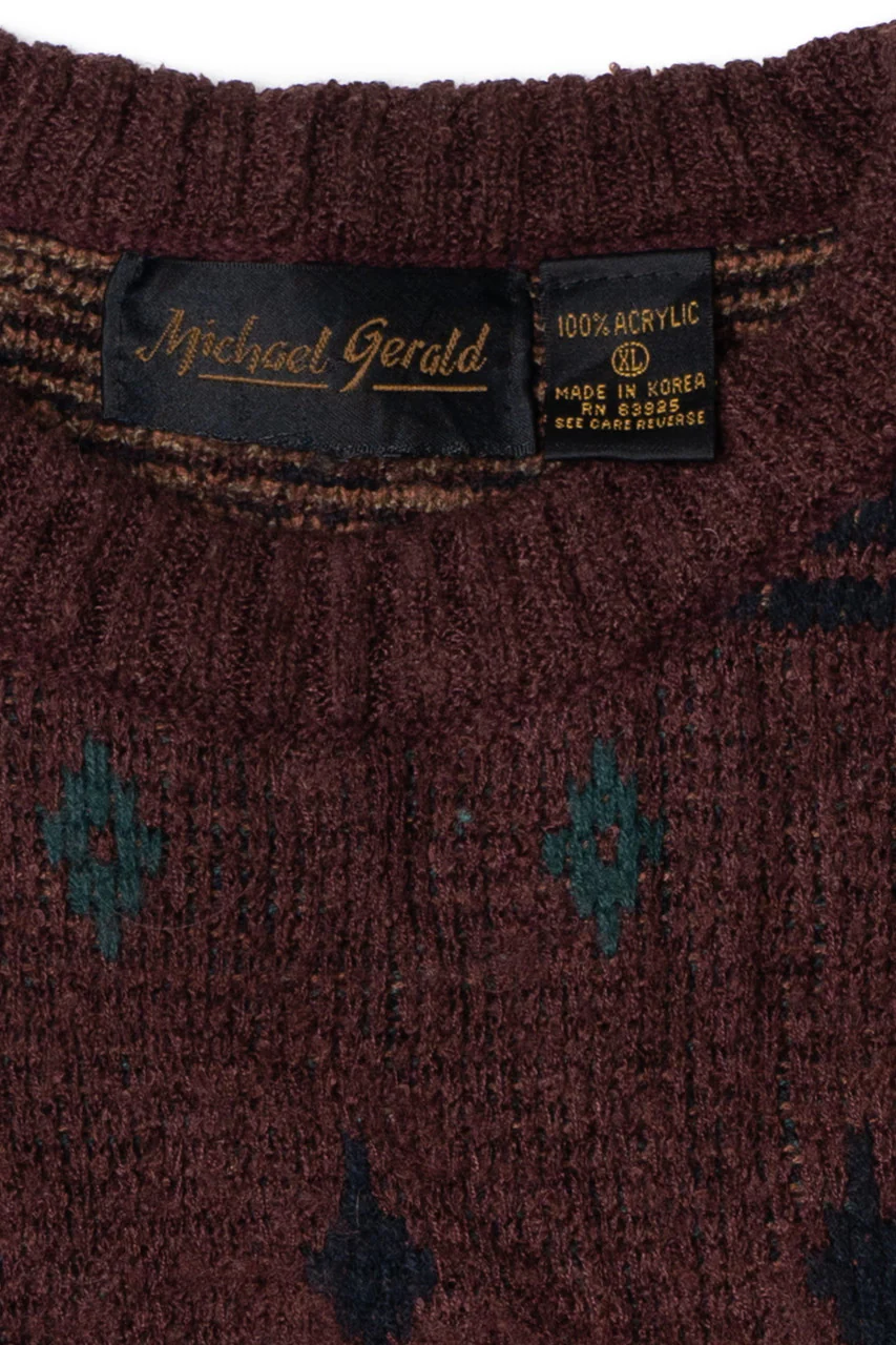 Vintage Michael Gerald 80s Sweater 4321 - Image 3