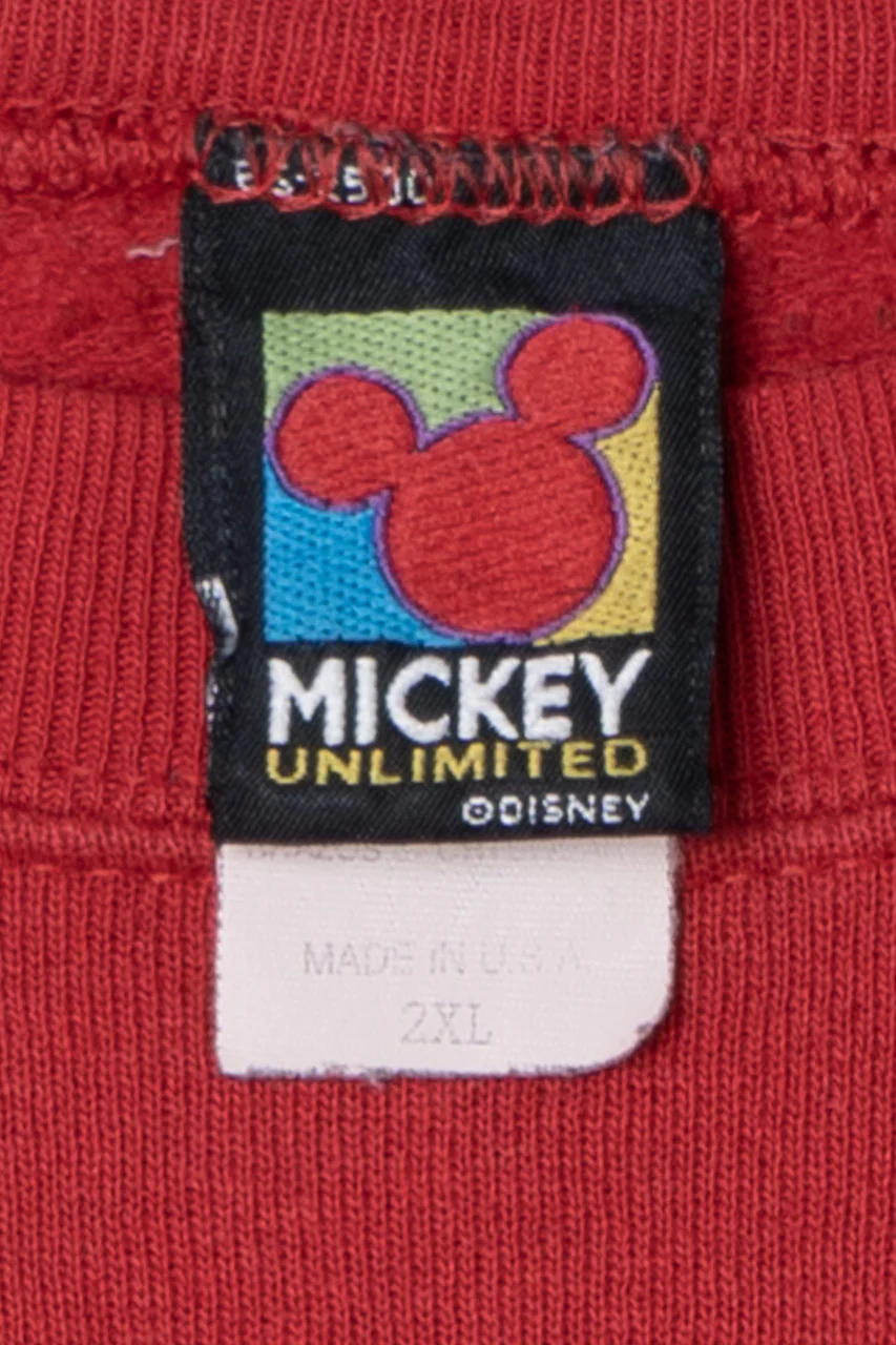 Vintage "Mickey" Mickey Mouse Sweatshirt 9894 - Image 4