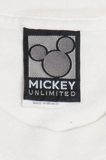 Vintage Mickey Mouse Kisses Heart Mickey Unlimited T-Shirt (1990s) - Image 3