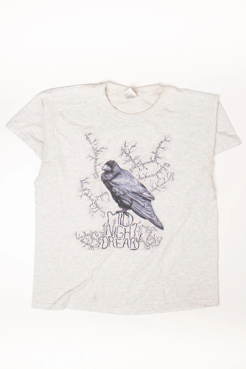 Vintage Midnight Dreary Raven T-Shirt (2000s) - Image 2