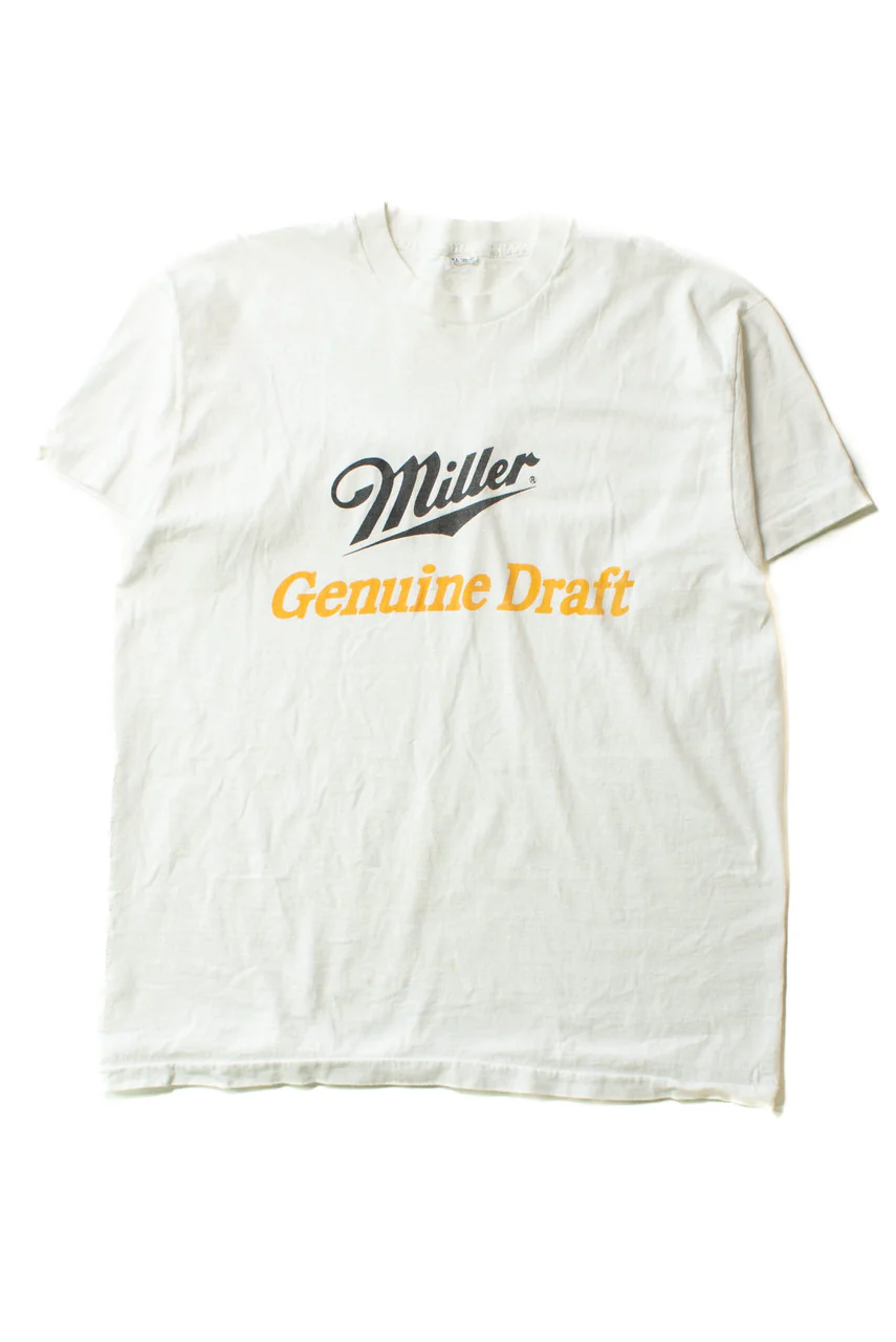 Vintage Miller Genuine Draft T-Shirt (1990s) 8807 - Image 2