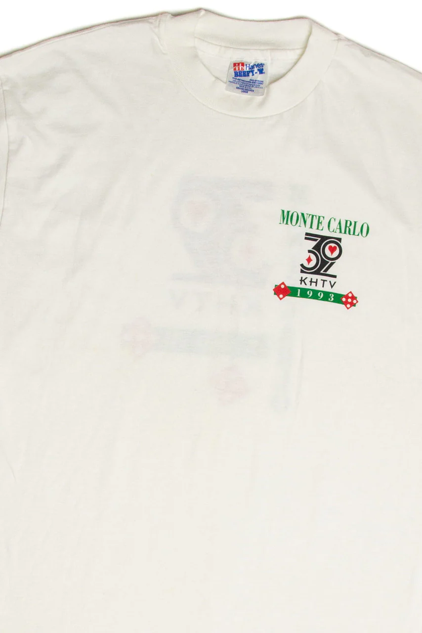 Vintage Monte Carlo KHTV T-Shirt (1993) - Image 3