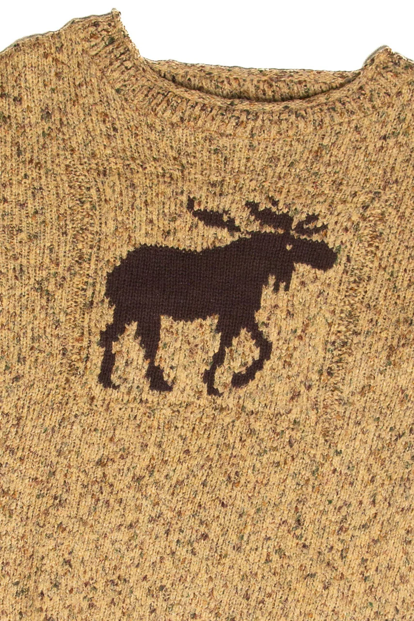 Vintage Moose Holiday Pullover - Image 2