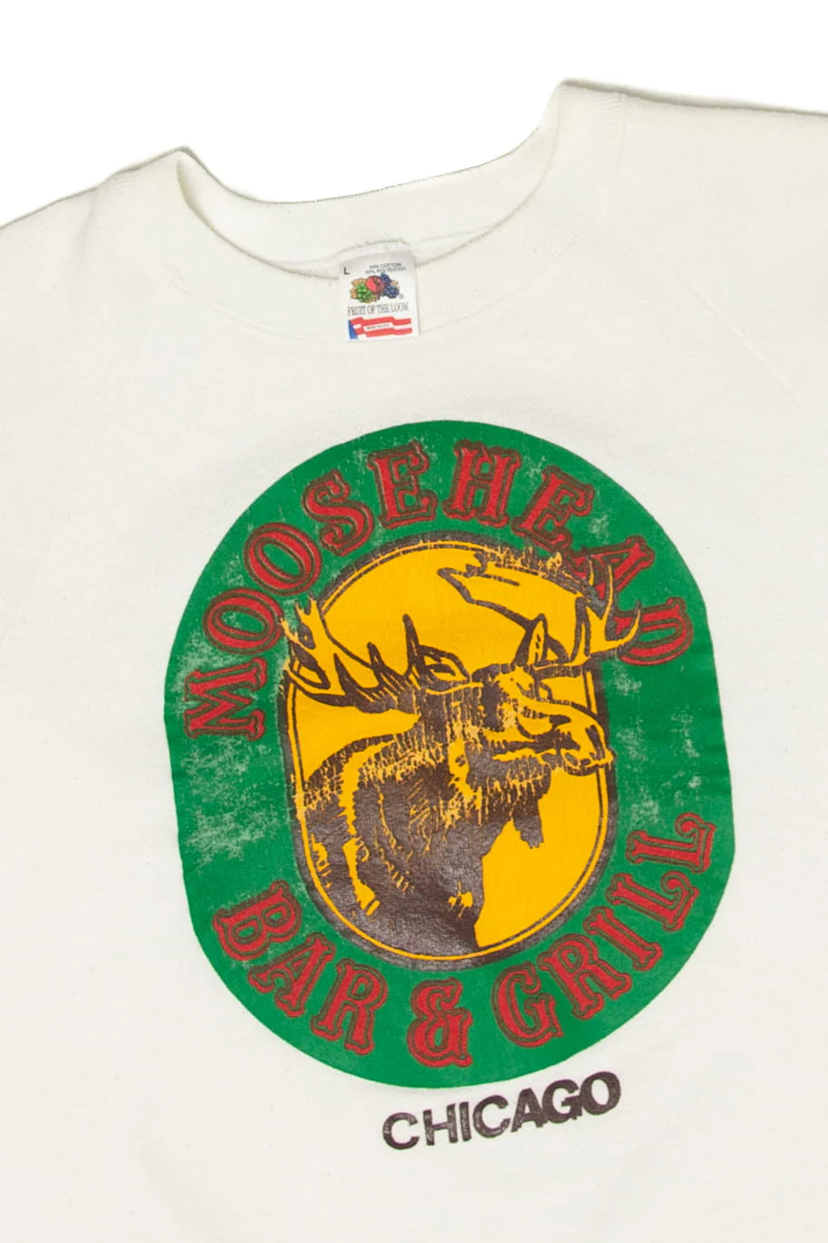 Vintage Moosehead Bar & Grill Chicago Sweatshirt (1990s) - Image 2