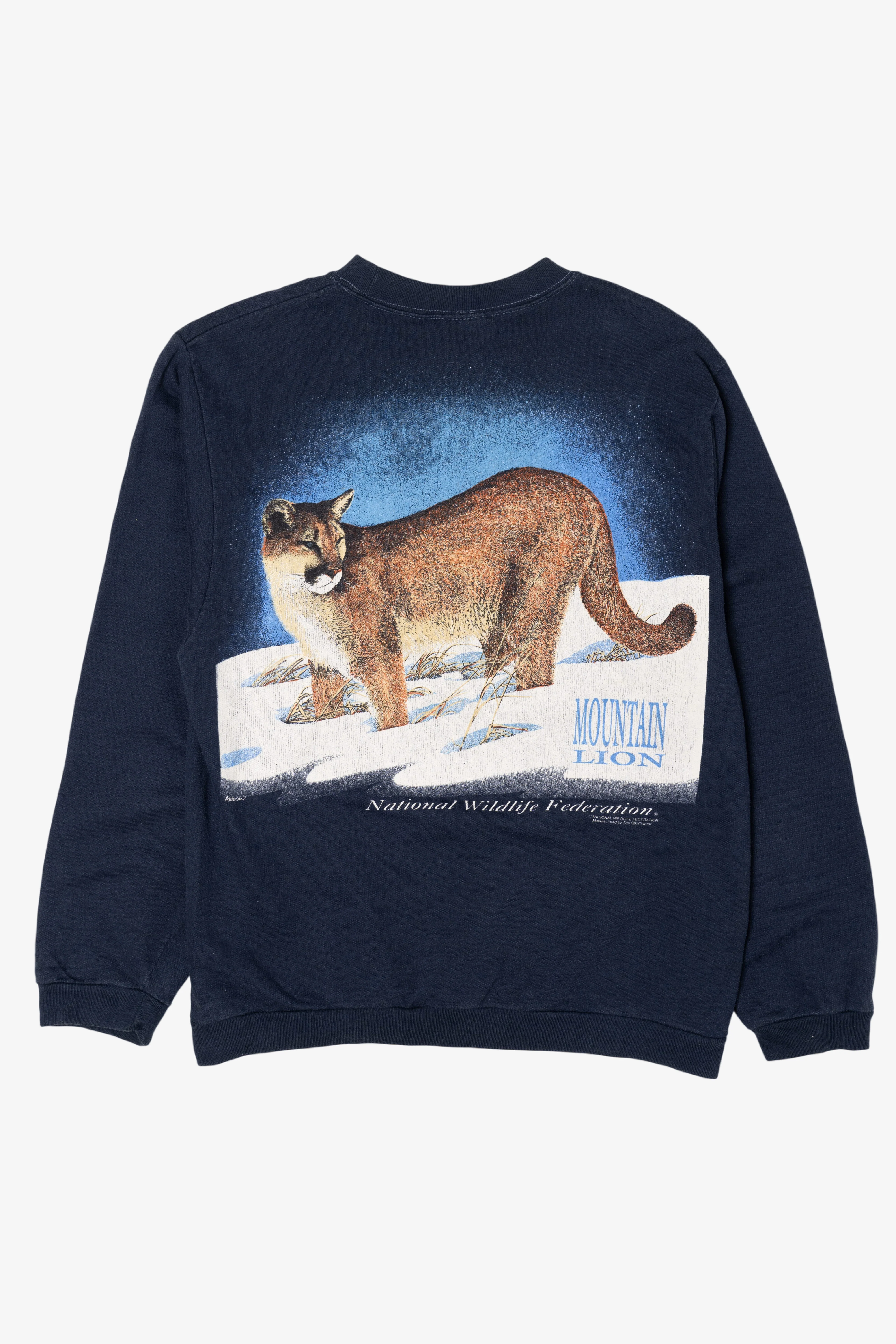 Vintage Mountain Lion National Wildlife Federation Sweatshirt (1990s)