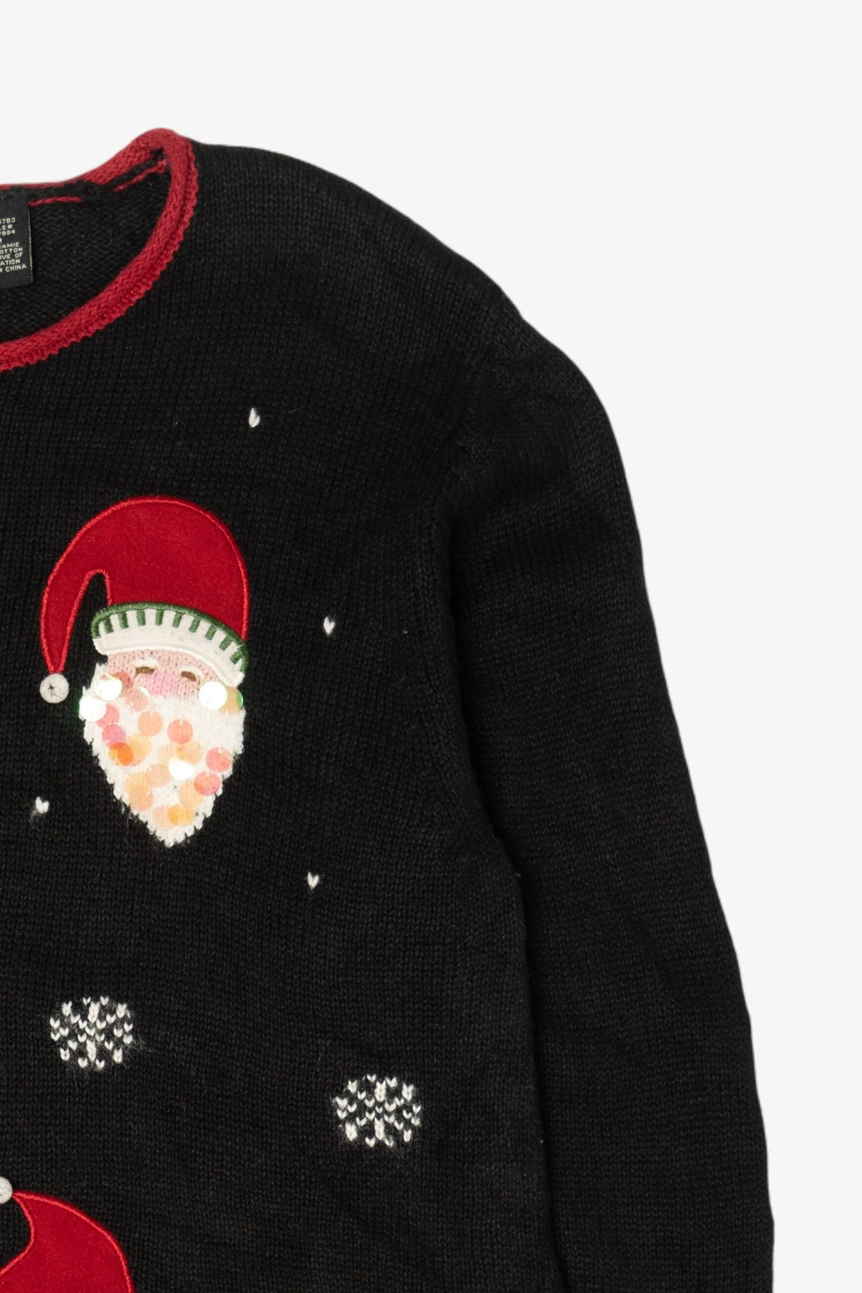 Vintage Ms Lee Santa Ugly Christmas Sweater (1990s) - Image 4