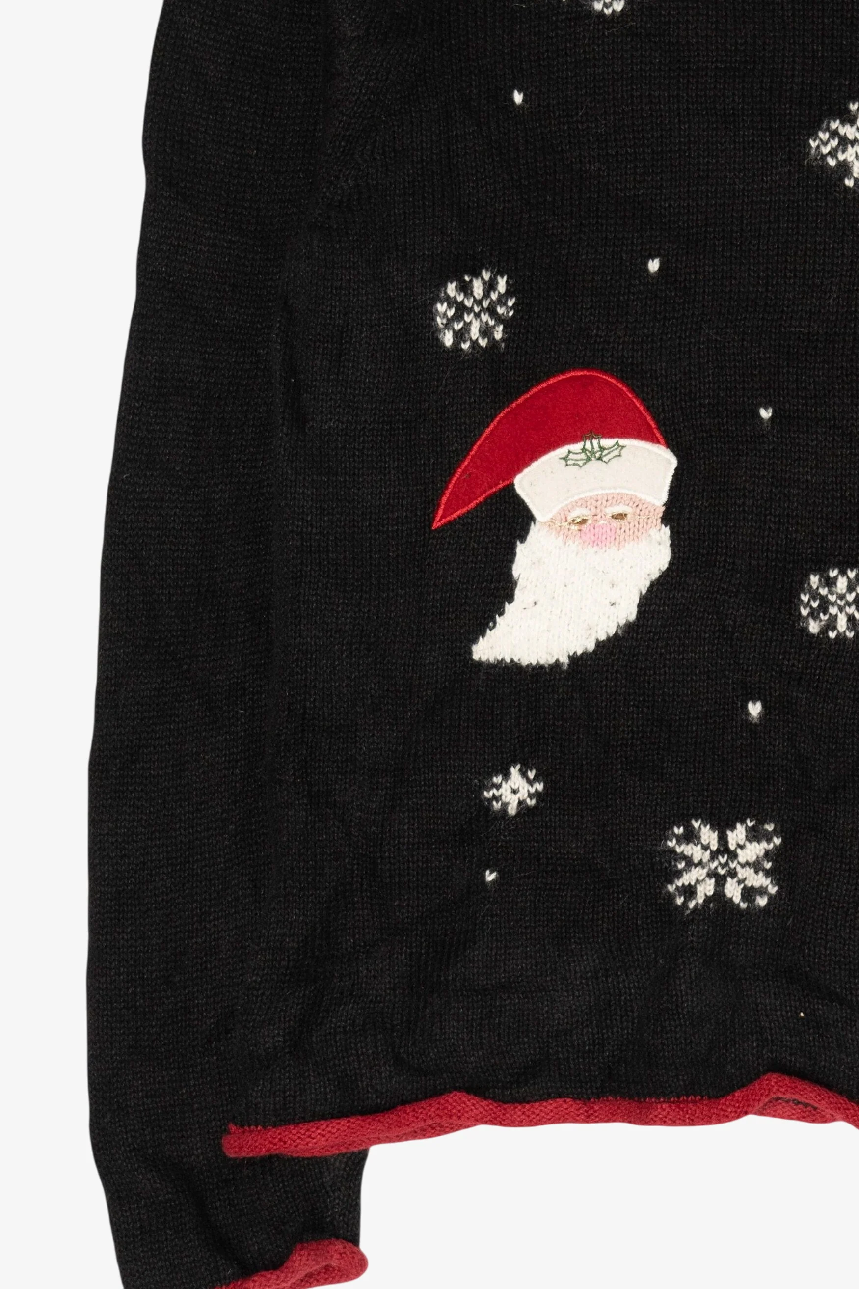 Vintage Ms Lee Santa Ugly Christmas Sweater (1990s) - Image 5