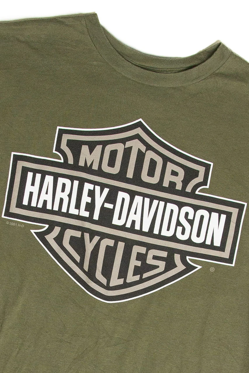 Vintage Natchez Trace Harley Davidson T-Shirt (2001) - Image 2
