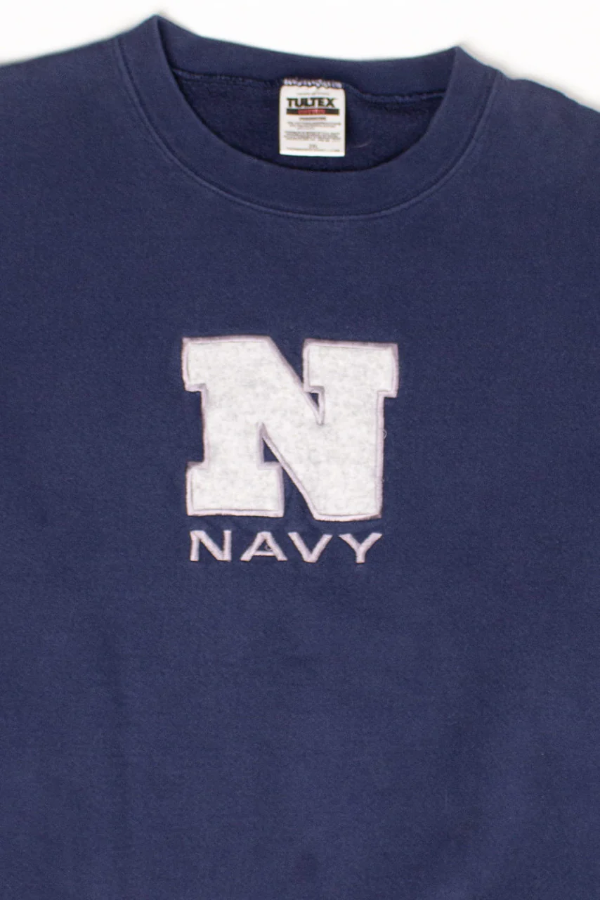 Vintage Navy 'N' Sweatshirt (1990s)