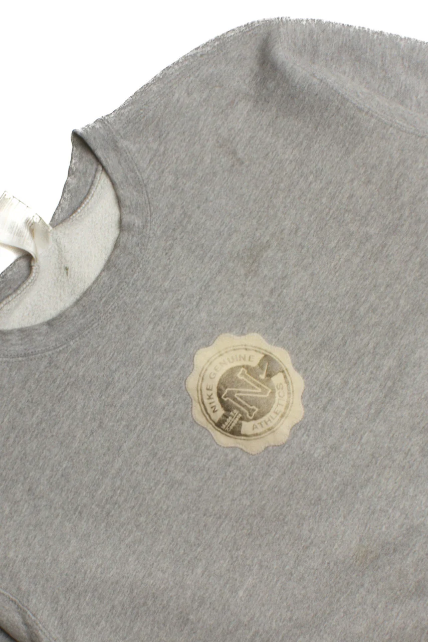 Vintage Nike Suede Logo Sweatshirt (1990s) 8834