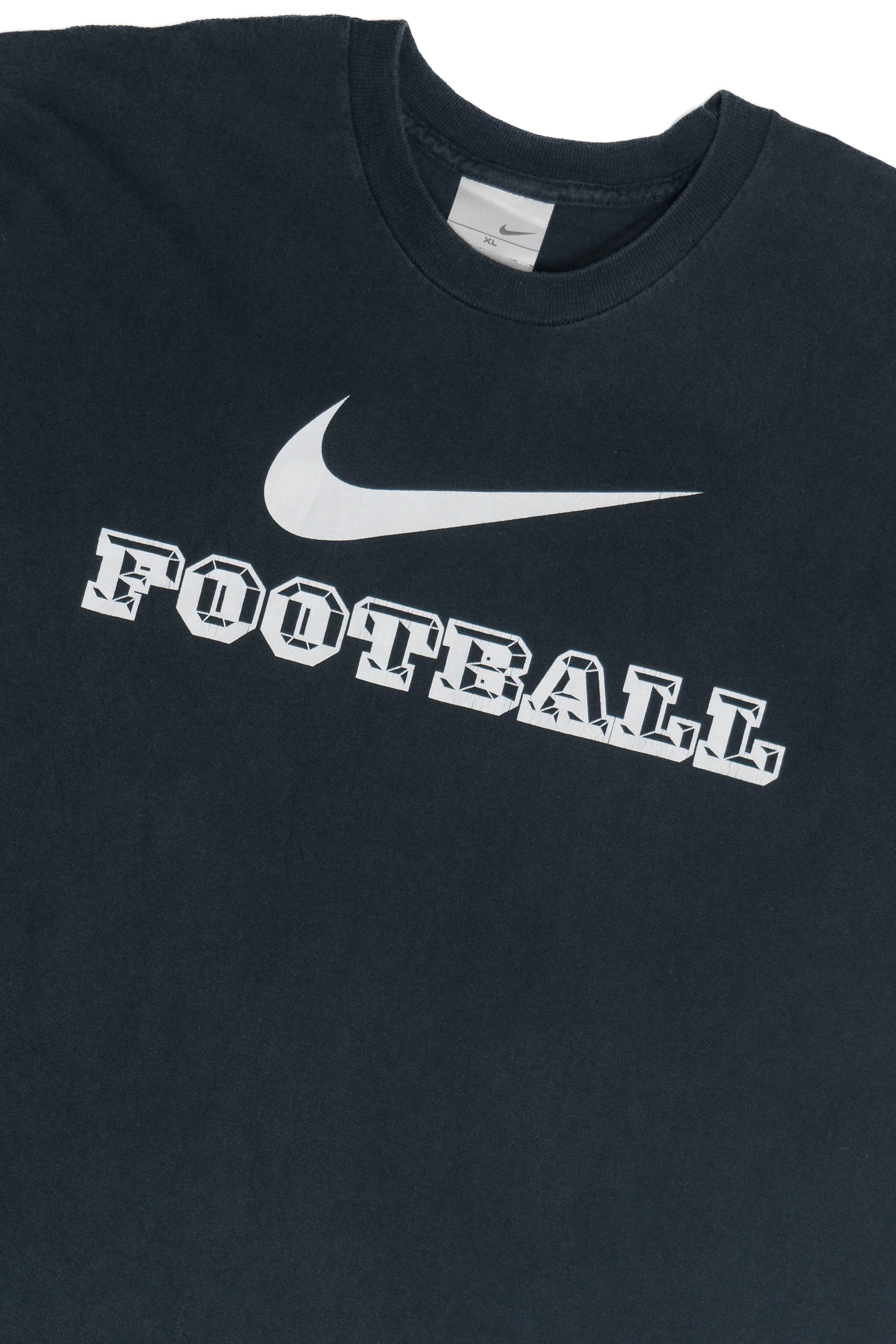 Vintage Nike Swoosh Logo "Football" T-Shirt (2000s) - Image 2