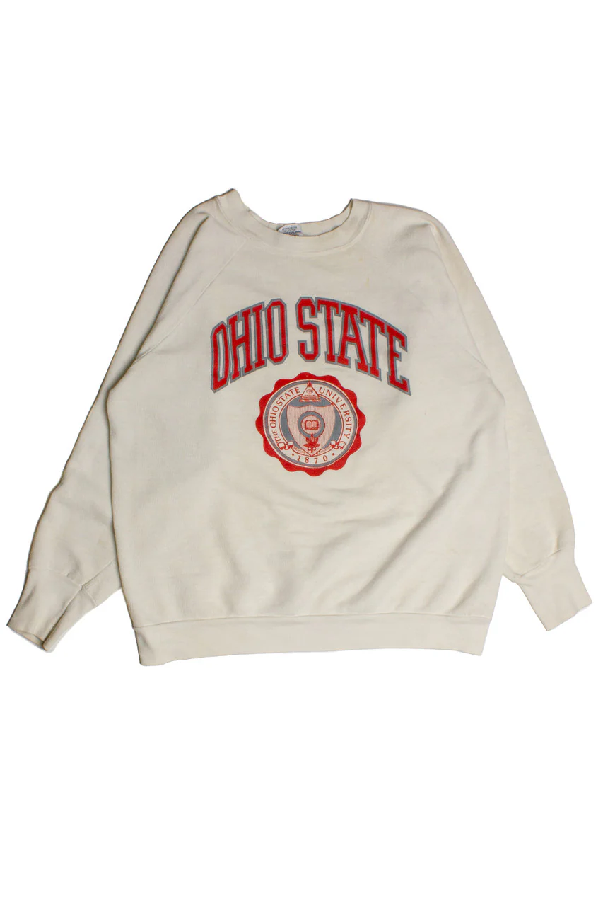 Vintage Ohio State Sweatshirt (1980s) 8783 - Image 2