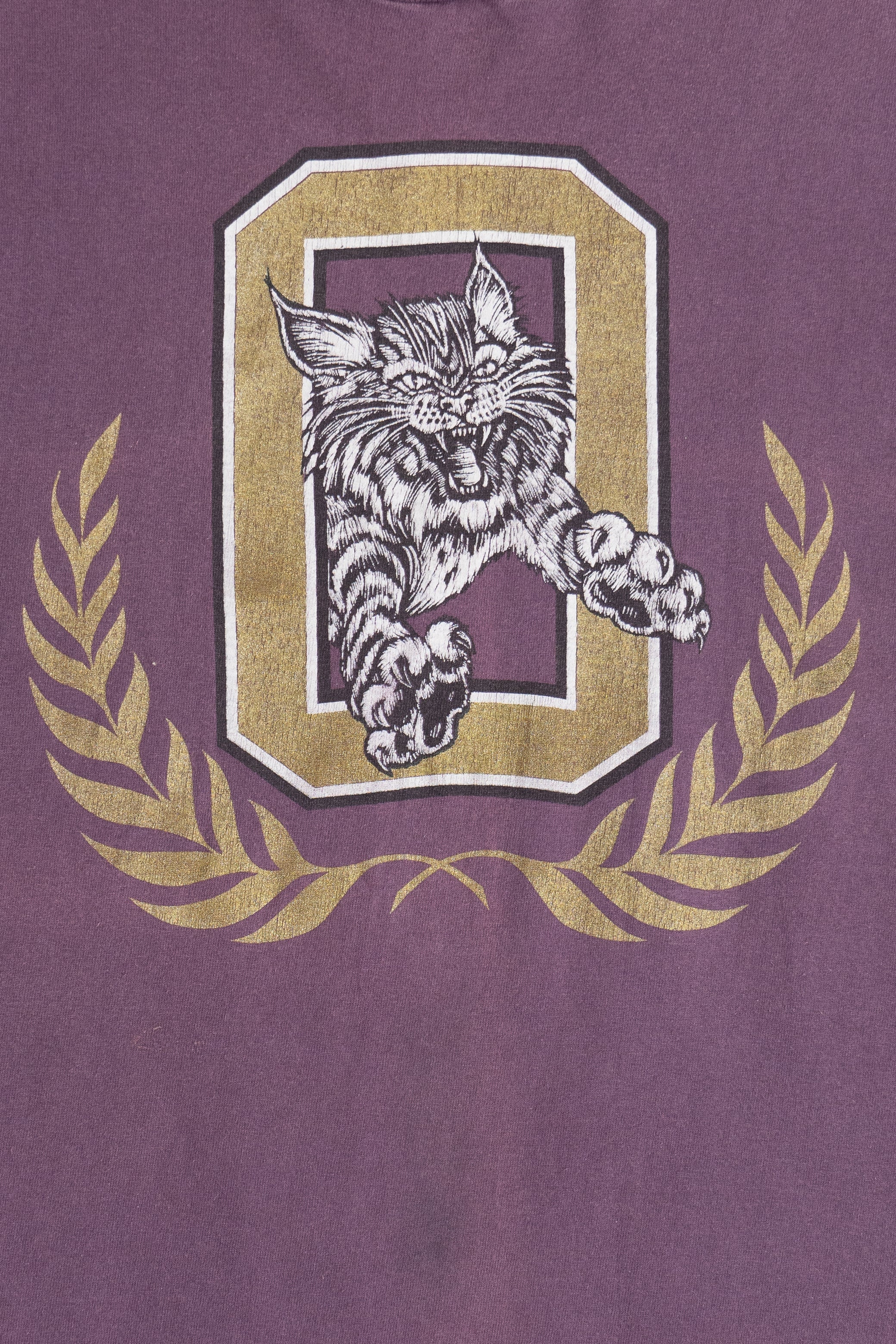 Vintage Ohio University Bobcats Single Stitch T-Shirt (1990s) - Image 3