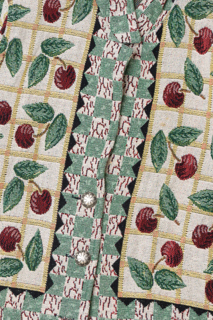 Vintage Painted Pony Cherry Tapestry Jacket - Image 2