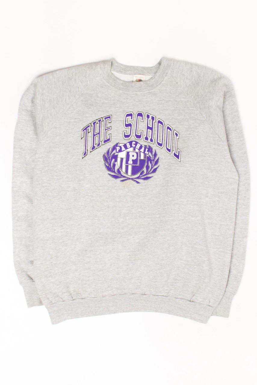 Vintage Paschal 'The School' Sweatshirt (1990s) - Image 2