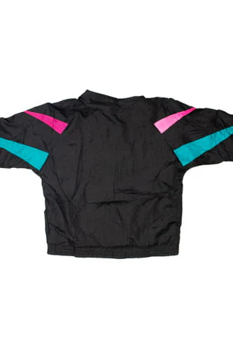 Vintage Pink & Blue Stripe Lightweight Jacket - Image 5