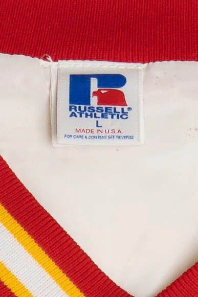 Vintage "Pittsburgh State Gorillas" Waffle Weave Nylon Lined Sweatshirt (1990s) - Image 5