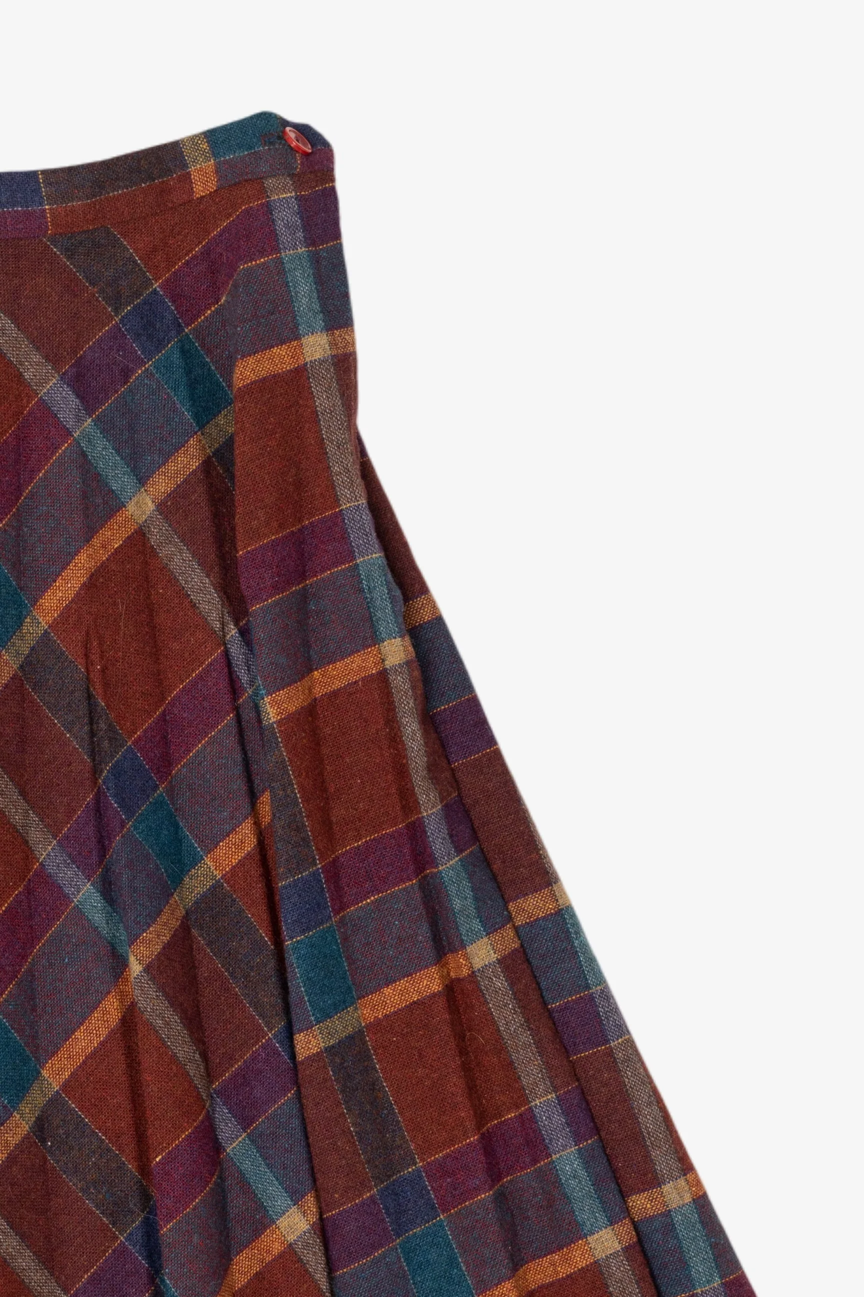 Vintage Plaid Sears Skirt (1970s) - Image 6