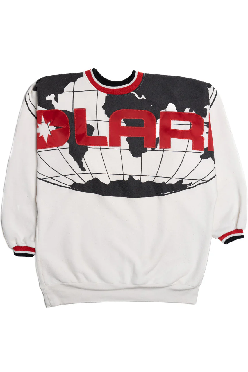 Vintage Polaris Spellout Front/Back Print Sweatshirt - Image 2