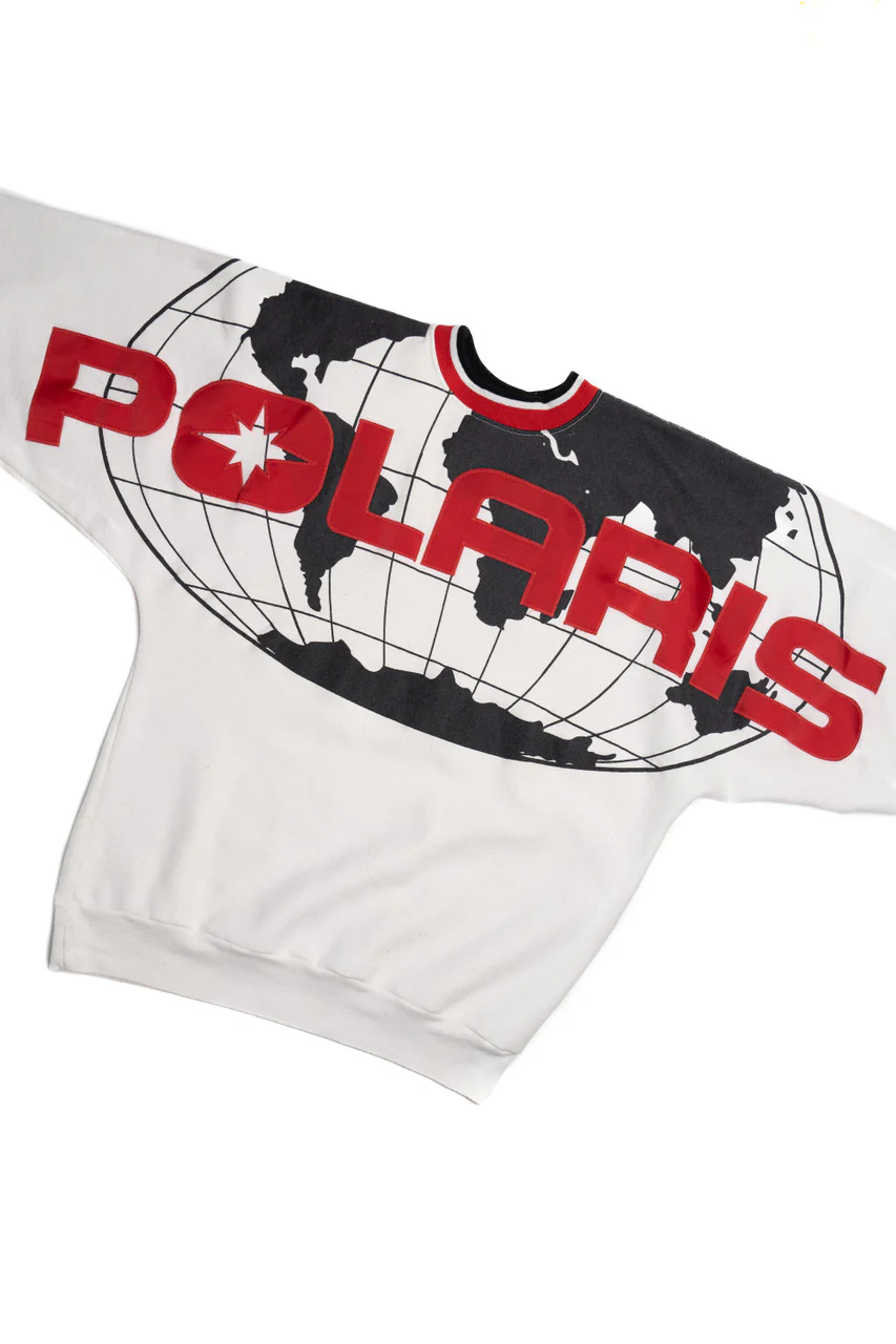 Vintage Polaris Spellout Front/Back Print Sweatshirt - Image 5
