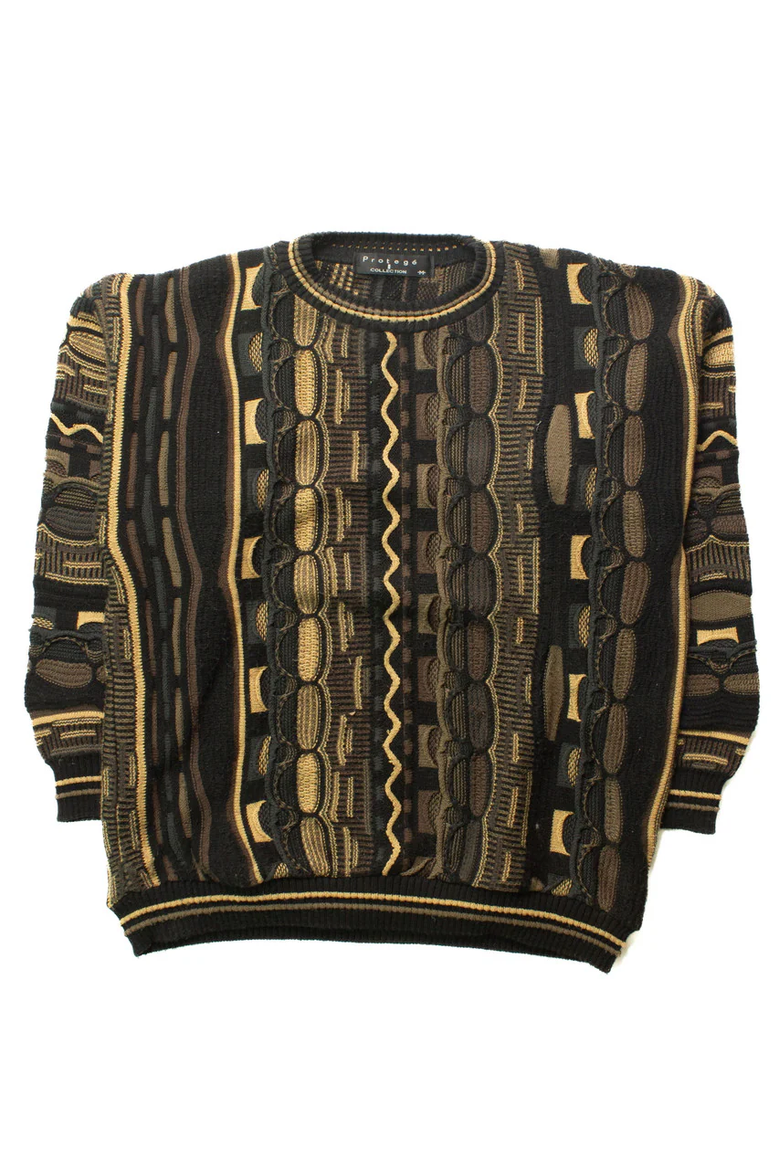 Vintage Protege Collection Coogi Style 80s Sweater 4416 - Image 4